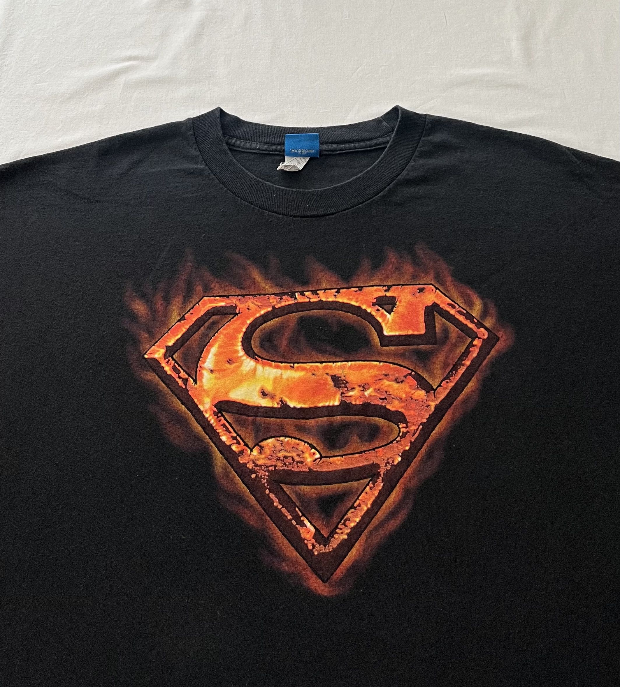 DC Comics Vintage 2010 Superman DC Comics Movie Black T-shirt Size US XXL / EU 58 / 5 - 3 Thumbnail