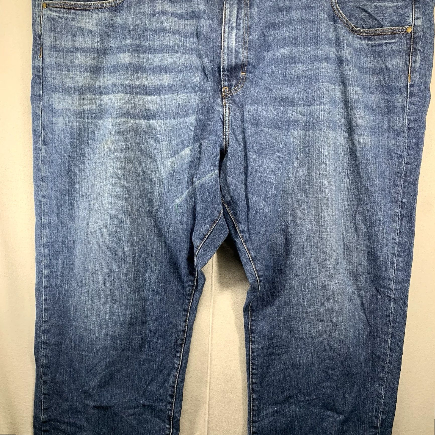 Chaps Chaps Blue Denim Straight Fit Jeans Big & Tall Men's Size 52X32 Casual Work Cowboy Size US 36 / EU 52 - 5 Thumbnail