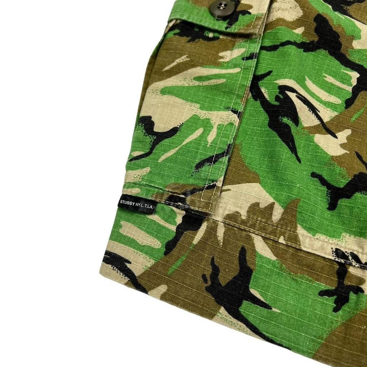 Stussy Vintage Stussy Camo Cargo Shorts - Waist: 29” Size US 29 - 7 Thumbnail