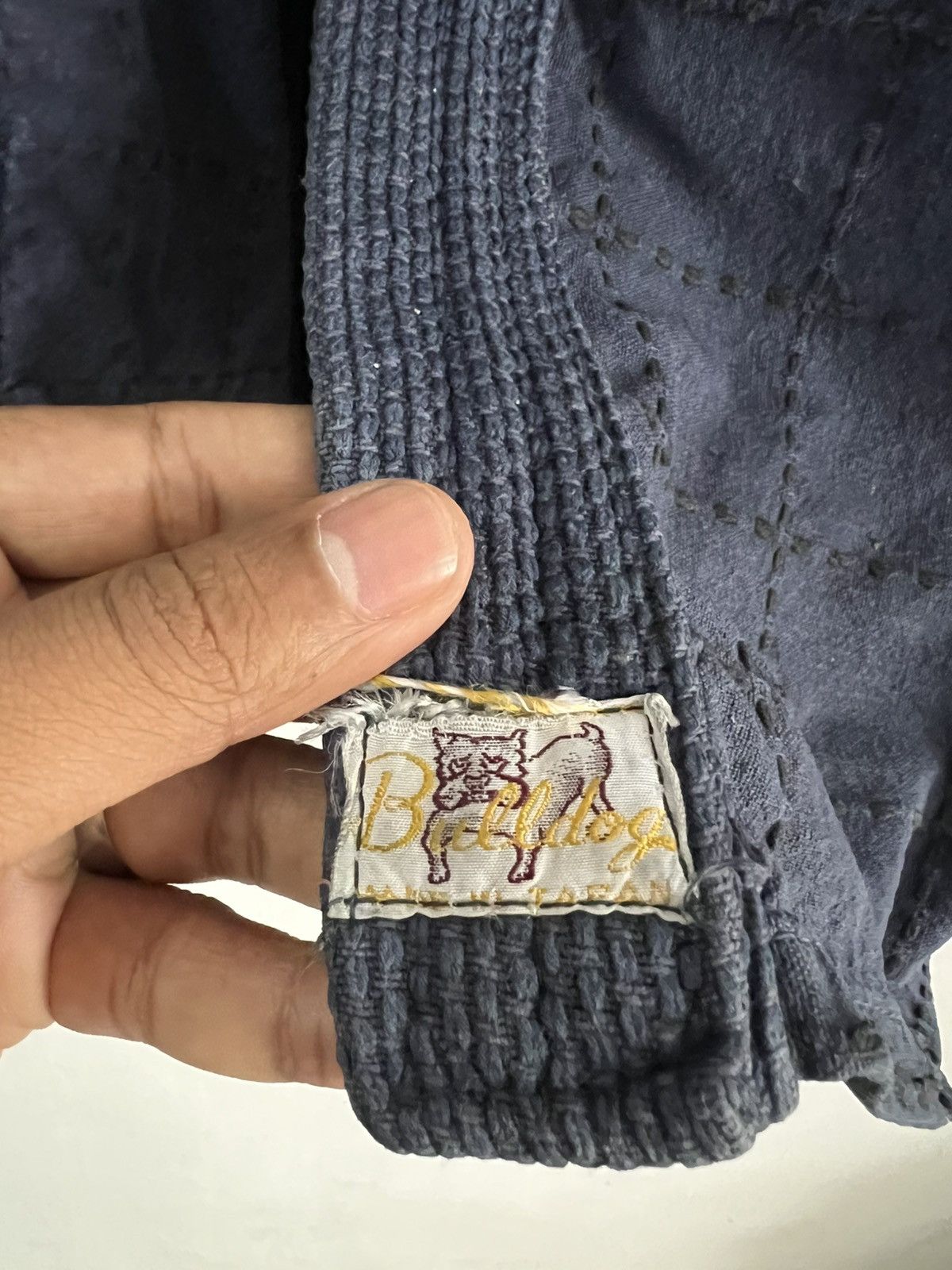 Indigo Vintage Indigo Kendo Bulldog Dyed Boro Patchwork Kimono Size US L / EU 52-54 / 3 - 17 Thumbnail