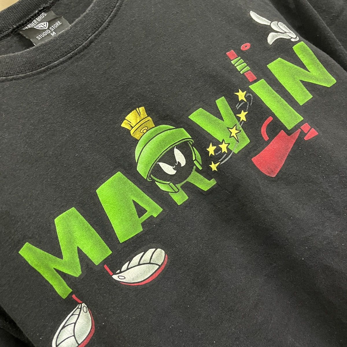 Cartoon Network × Vintage × Warner Bros Vintage 90s Marvin X Warner Bros Studio Single Stitches Size US M / EU 48-50 / 2 - 9 Thumbnail