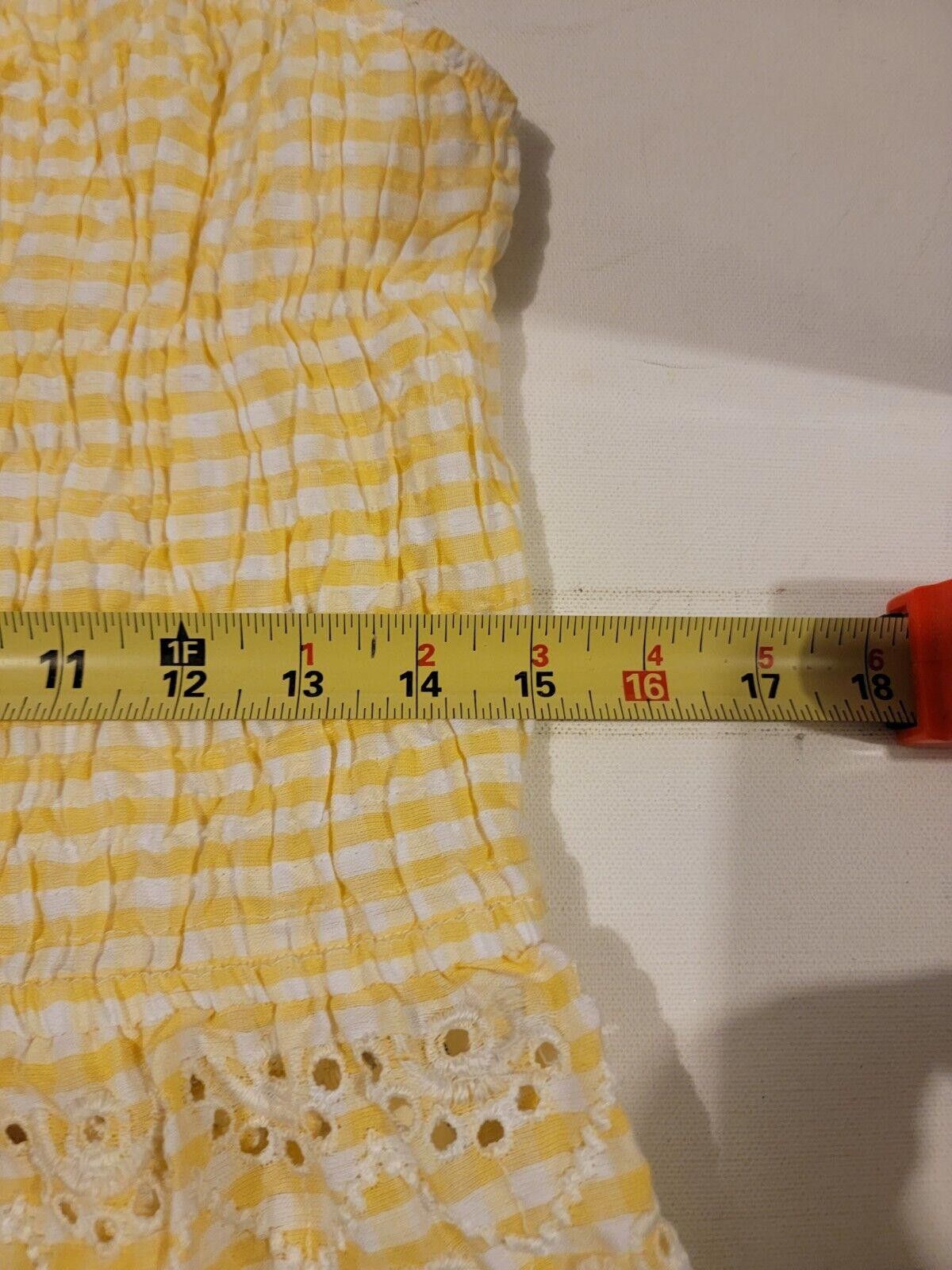 Designer Sim And Sam Womens Top Striped Gigham Spaghetti Strap Large Size L / US 10 / IT 46 - 5 Thumbnail