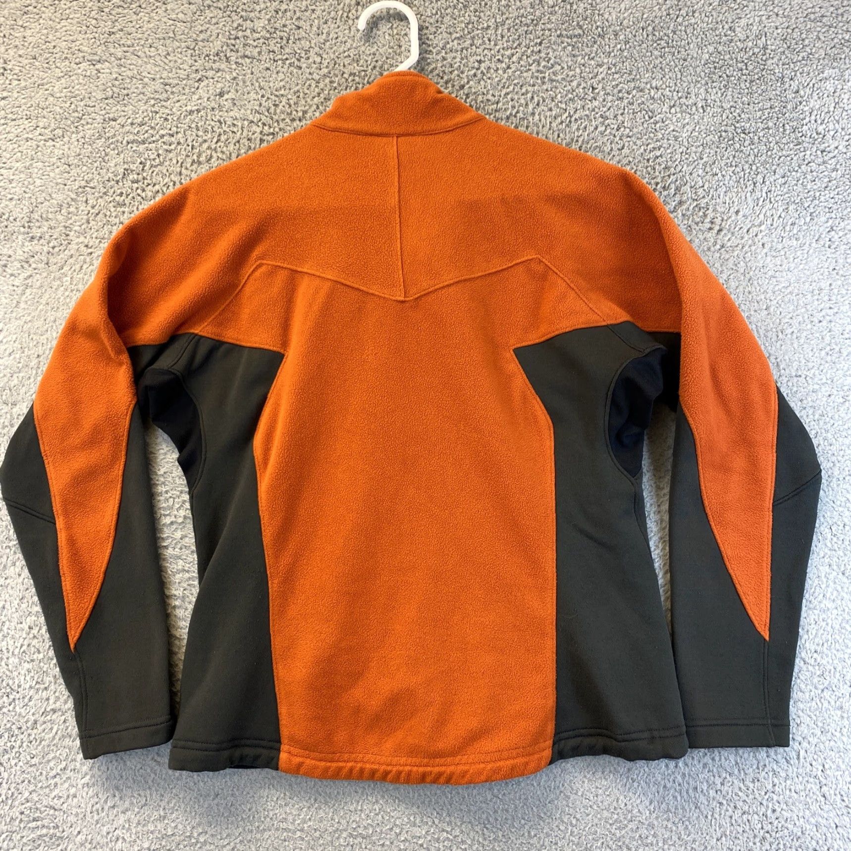 Vintage REI Full Zip Fleece Jacket Women's Medium Orange Pockets Zipper Logo Black / 72-28 Size M / US 6-8 / IT 42-44 - 7 Thumbnail