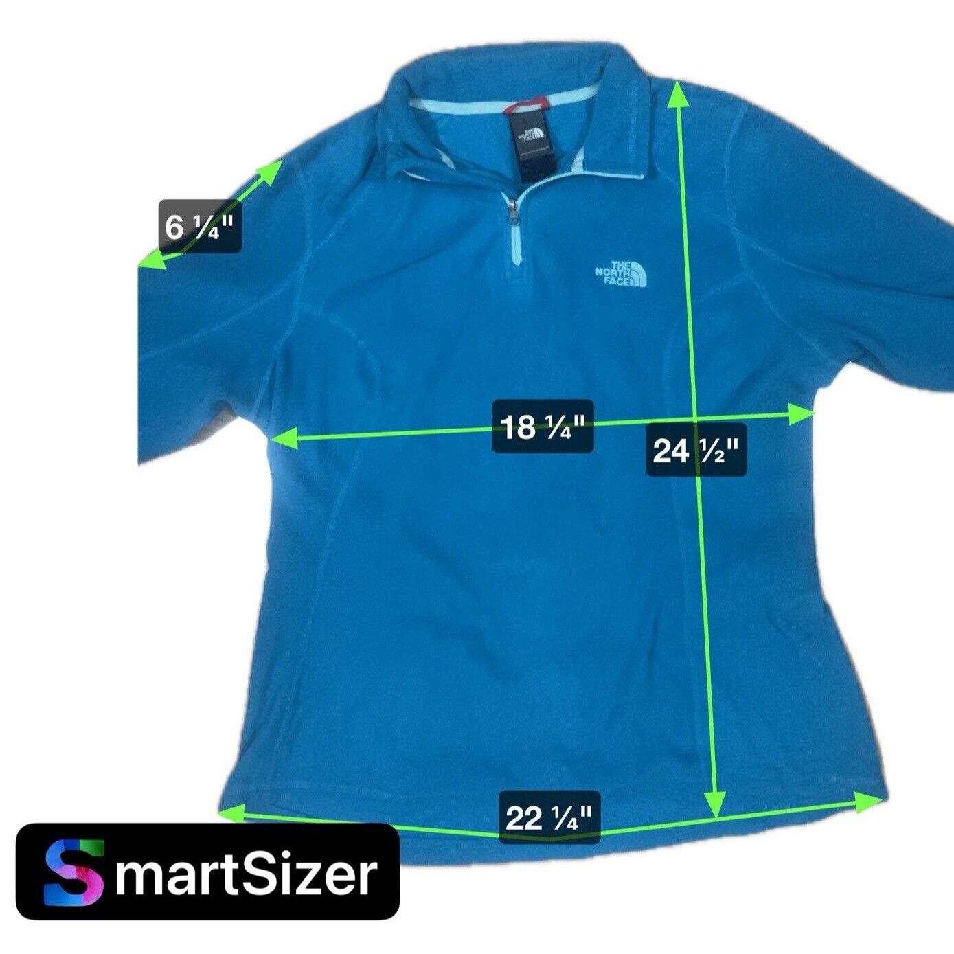 The North Face THE NORTH FACE Pullover Fleece Womens Medium Blue Size M / US 6-8 / IT 42-44 - 6 Thumbnail