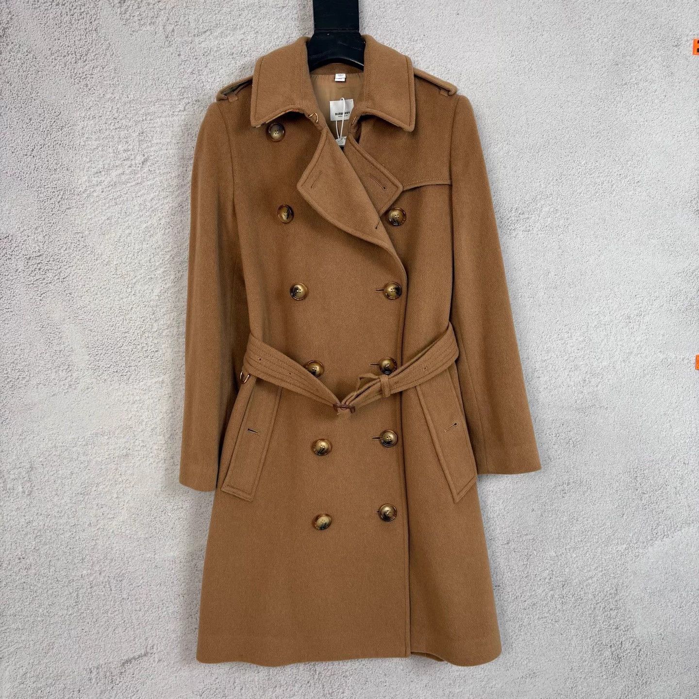 Burberry Burberry Wool Trench Coat New EU34 Size XXS / US 00 / IT 34 - 1 Thumbnail