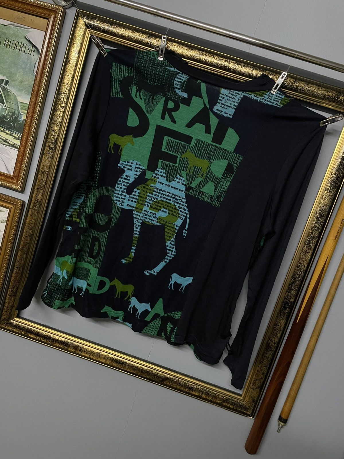 Beauty Beast Vintage Japan Designer Trois Onze Cinq Poem Art Longsleeve Size US M / EU 48-50 / 2 - 8 Thumbnail