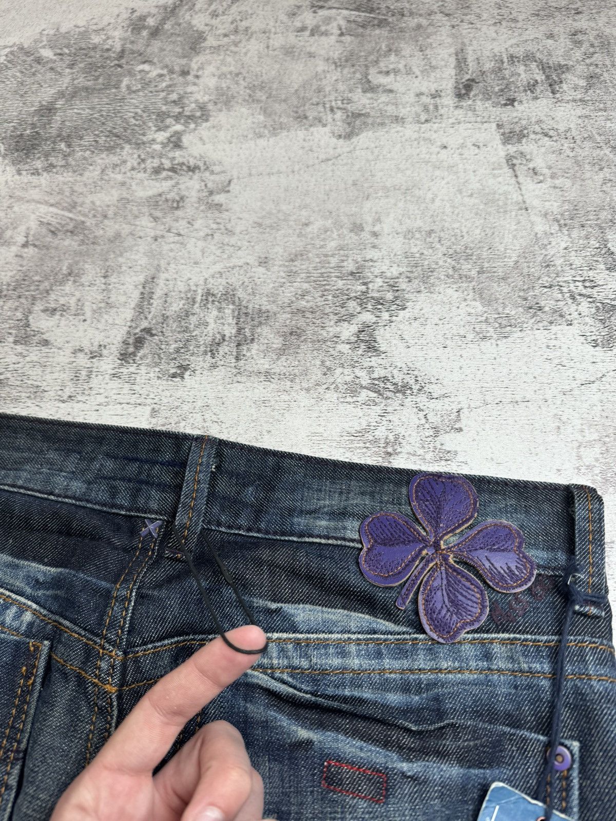 Miss Sixty × Vintage NEW Miss Sixty Karen Rap Hip Hop 00s Y2K Denim Jeans Trousers Size 32" / US 10 / IT 46 - 12 Thumbnail