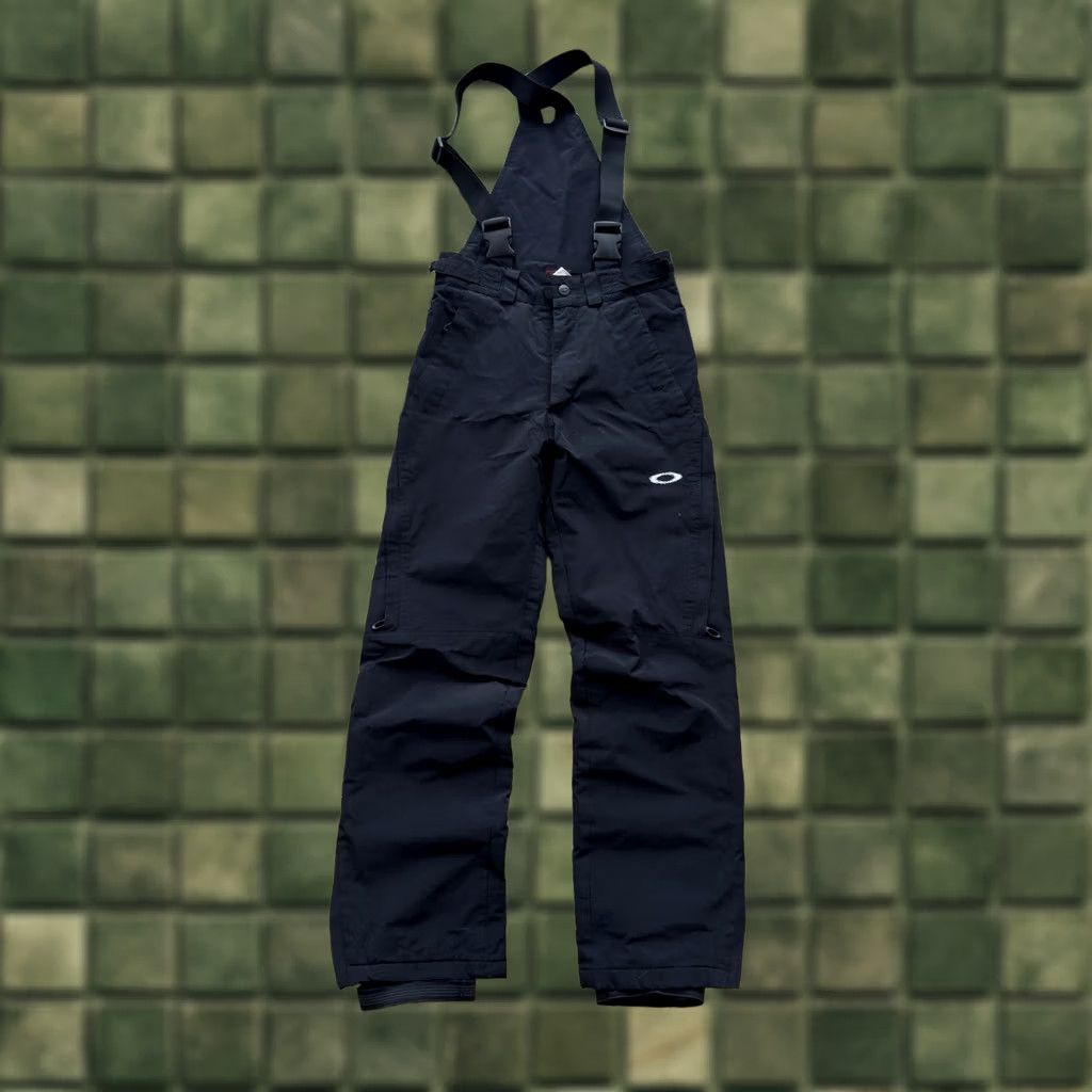 Oakley VINTAGE Oakley Men’s Snow Pants Black Waterproof Insulated Adjustable Suspenders S Size US 29 - 1 Thumbnail