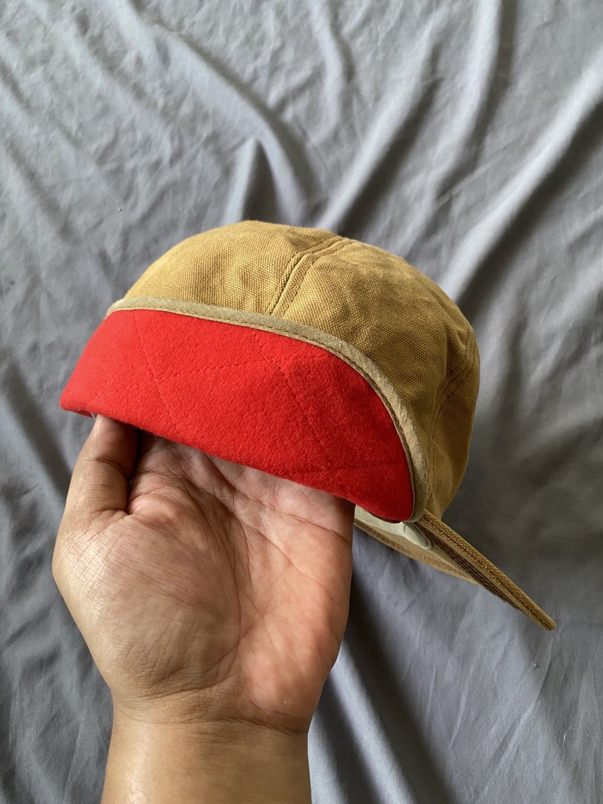 Carhartt × Vintage 90s Carhartt Earflap Duck Canvas Cap Size 38 - 4 Thumbnail