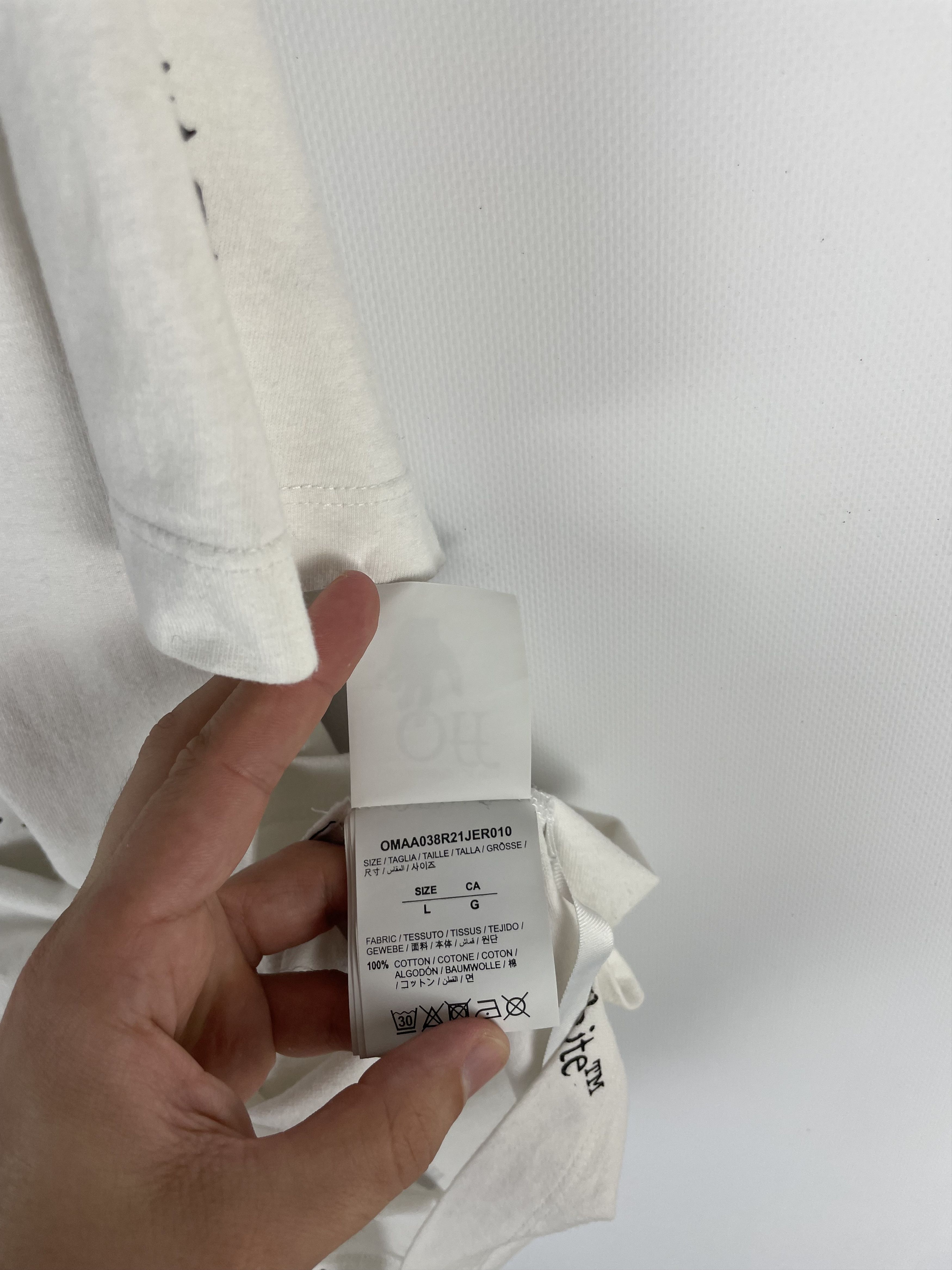 Off-White Off-white Monogram Tee Size US L / EU 52-54 / 3 - 10 Thumbnail