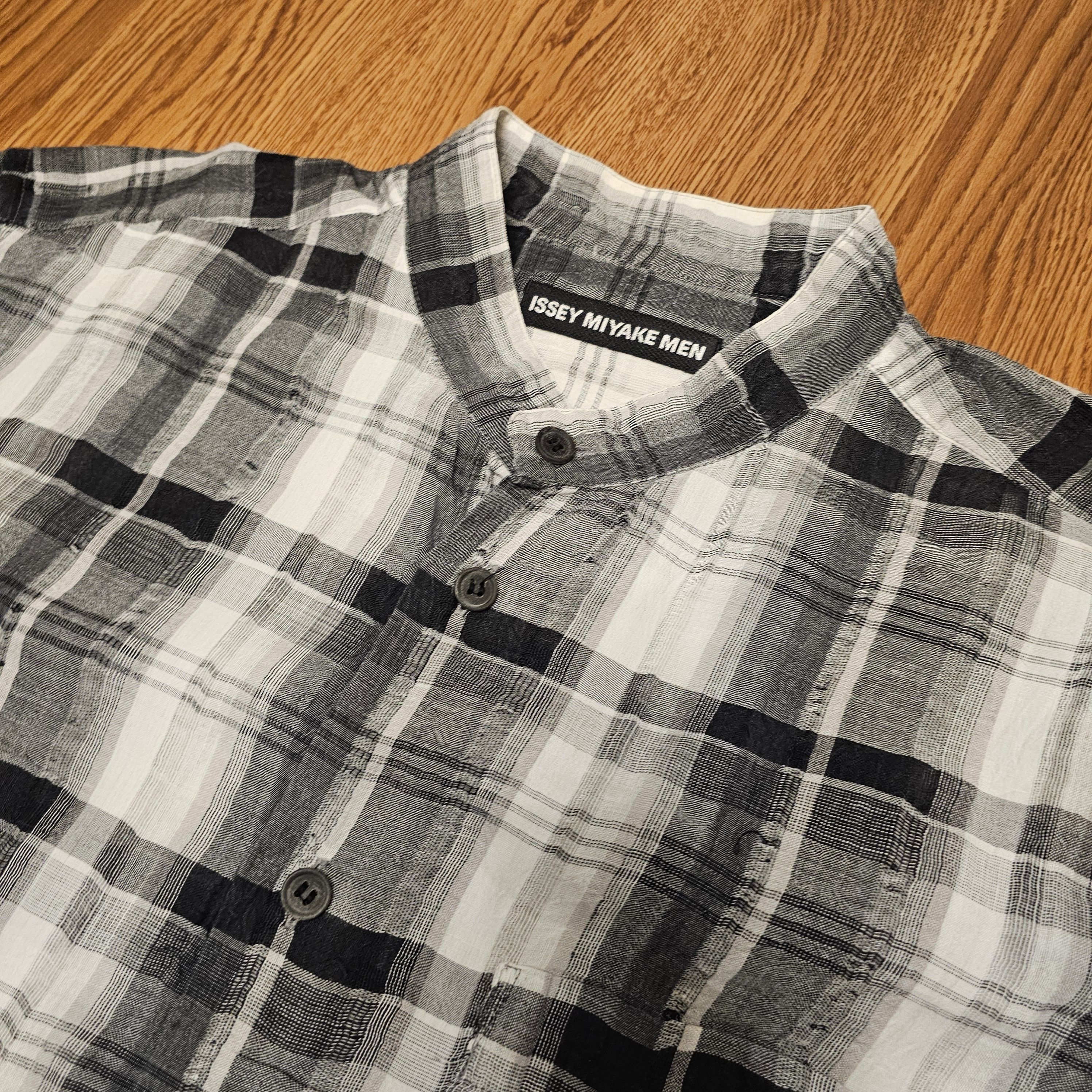 Issey Miyake Issey Miyake Men Linen Ramie Shirt Size US M / EU 48-50 / 2 - 3 Thumbnail