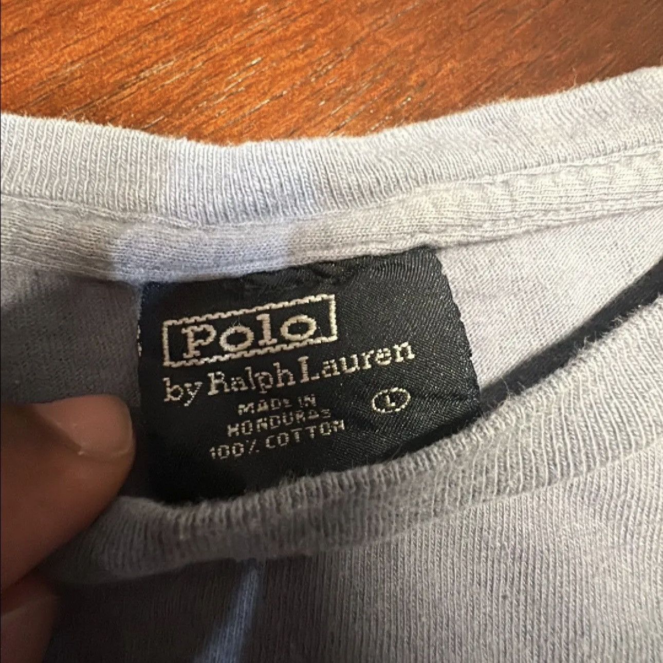 Polo Ralph Lauren × Vintage Vintage 90s Polo Ralph Lauren Spellout Short Sleeve Shirt Size US L / EU 52-54 / 3 - 3 Thumbnail