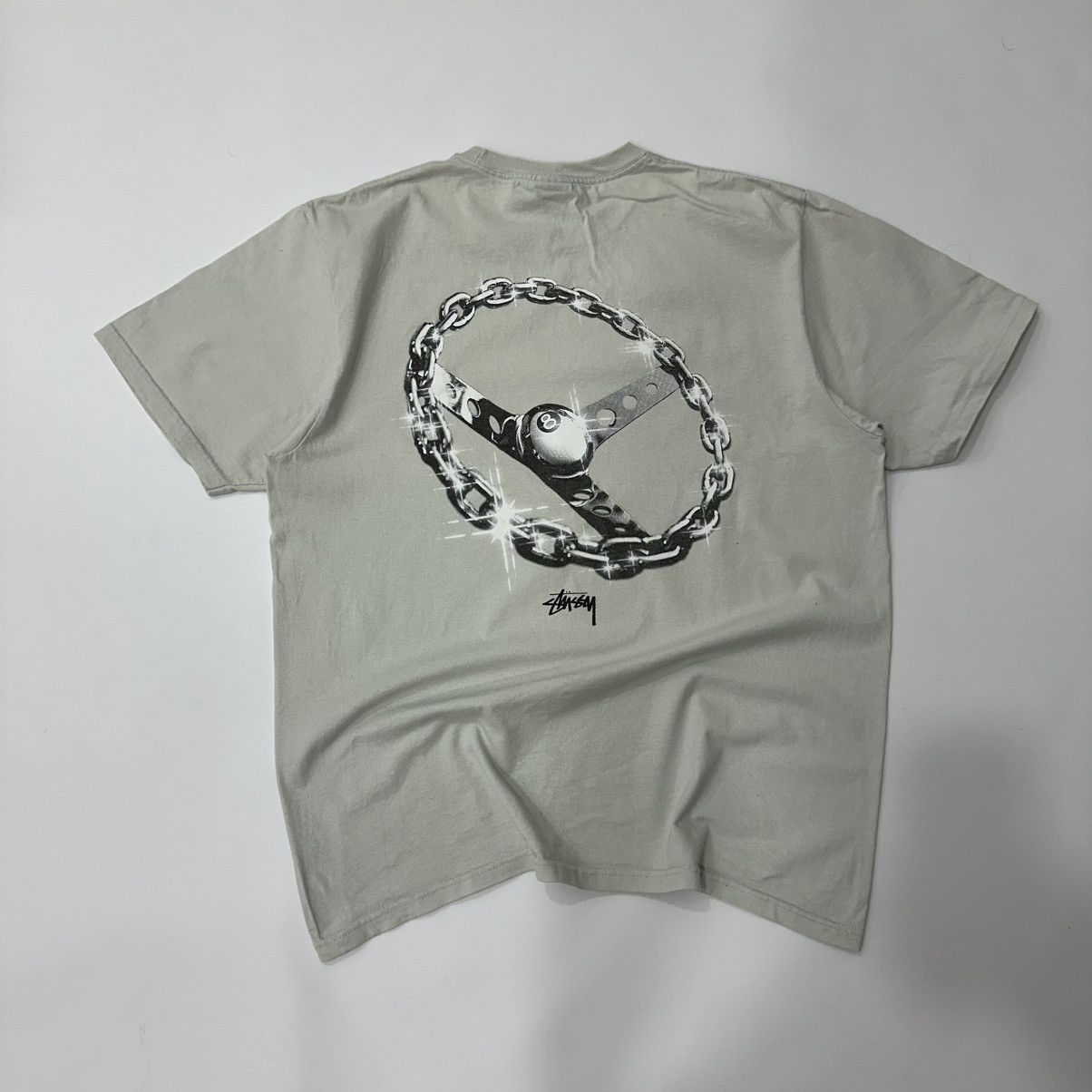 Designer × Stussy HYPE Stussy Chain-Link Tee Large rare y2k baggy graphic tee Size US L / EU 52-54 / 3 - 2 Thumbnail