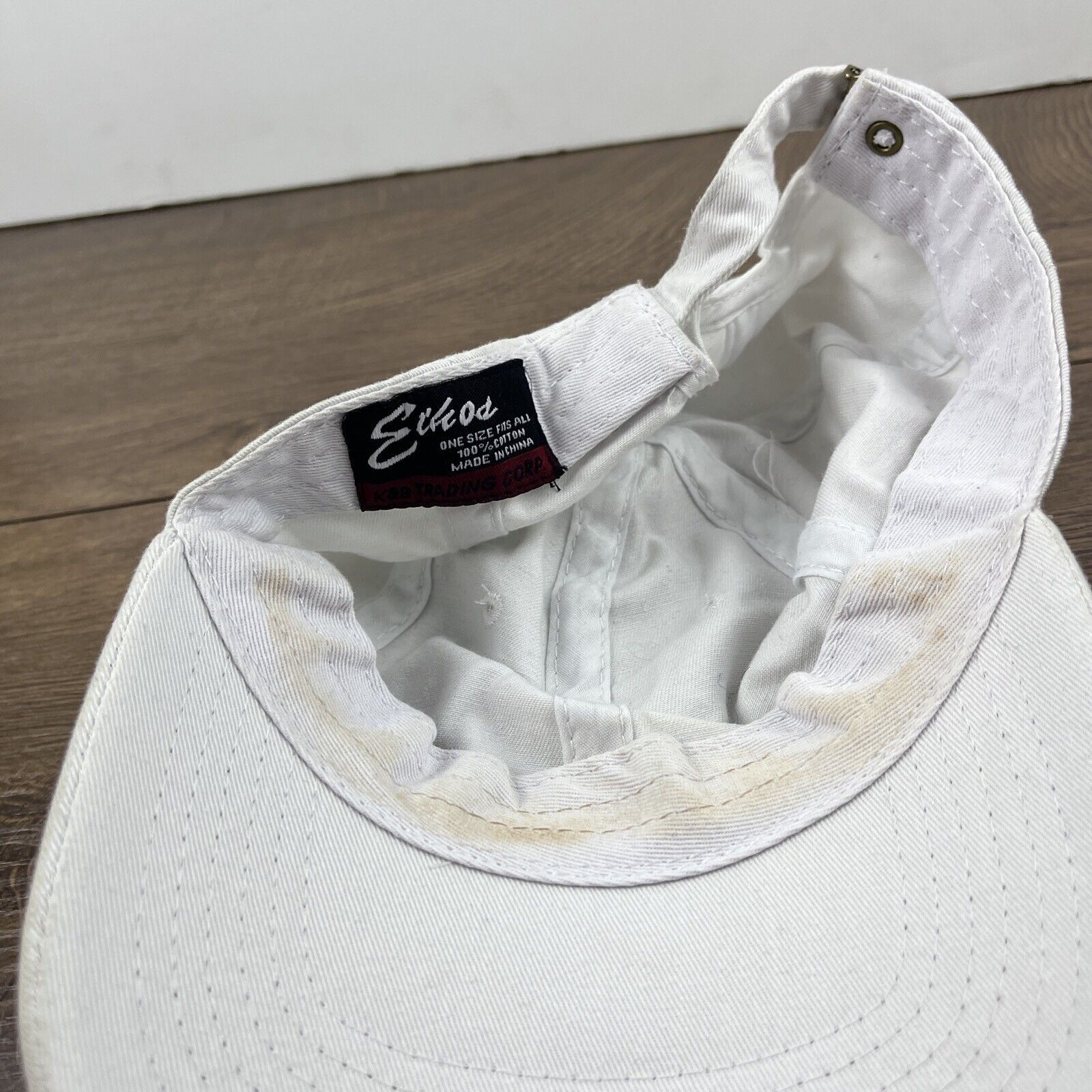 Other Plain White Baseball Hat White Hat Adjustable Adult Size Hat Size ONE SIZE - 12 Thumbnail