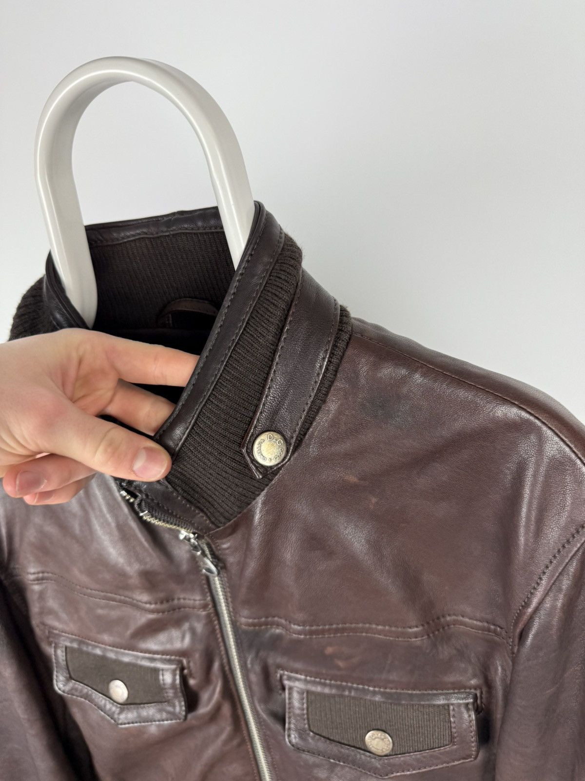 Dolce & Gabbana Dolce & Gabbana Lambskin Leather Jacket Size US M / EU 48-50 / 2 - 8 Thumbnail