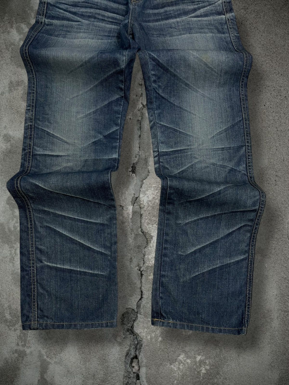 Tornado Mart Vintage Og Japan Designer Osaka Train Tribal Tradition Denim Size US 30 / EU 46 - 3 Thumbnail