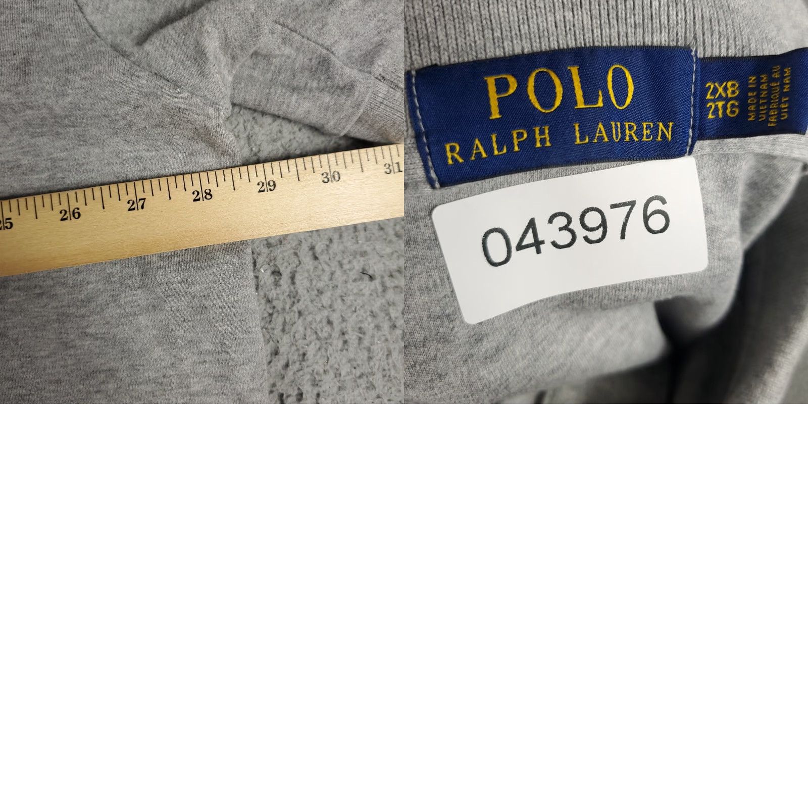 Ralph Lauren Ralph Lauren Polo Shirt Mens Big 2X Gray Polo Shirt Colorful Classic Preppy Sports Polo Mens 2XB Gray Polo Shirt Size US XXL / EU 58 / 5 - 8 Thumbnail