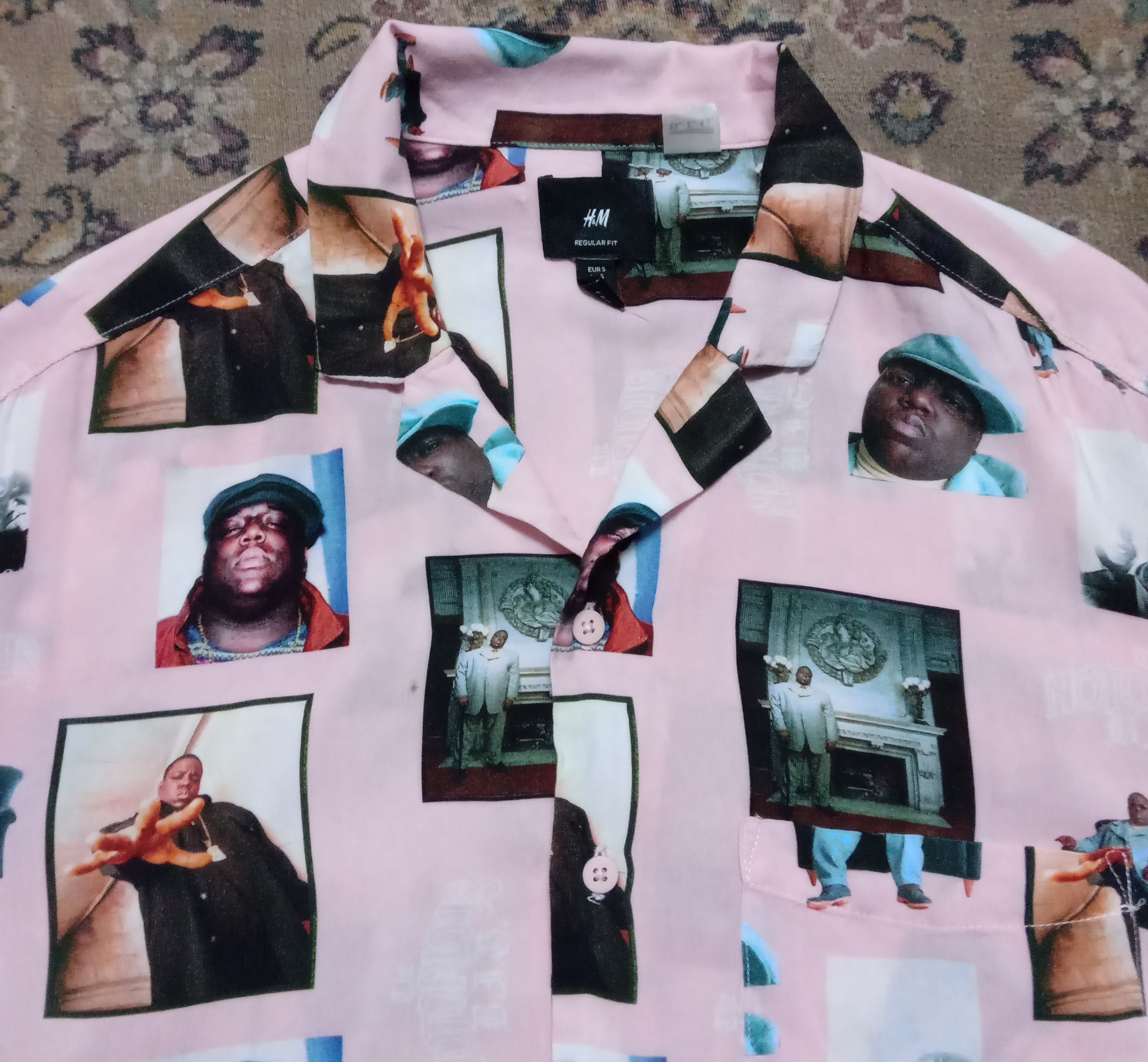 Rap Tees Button ups shirt Rap HipHop Notorius B.I.G Fubu Mecca Size US L / EU 52-54 / 3 - 2 Thumbnail