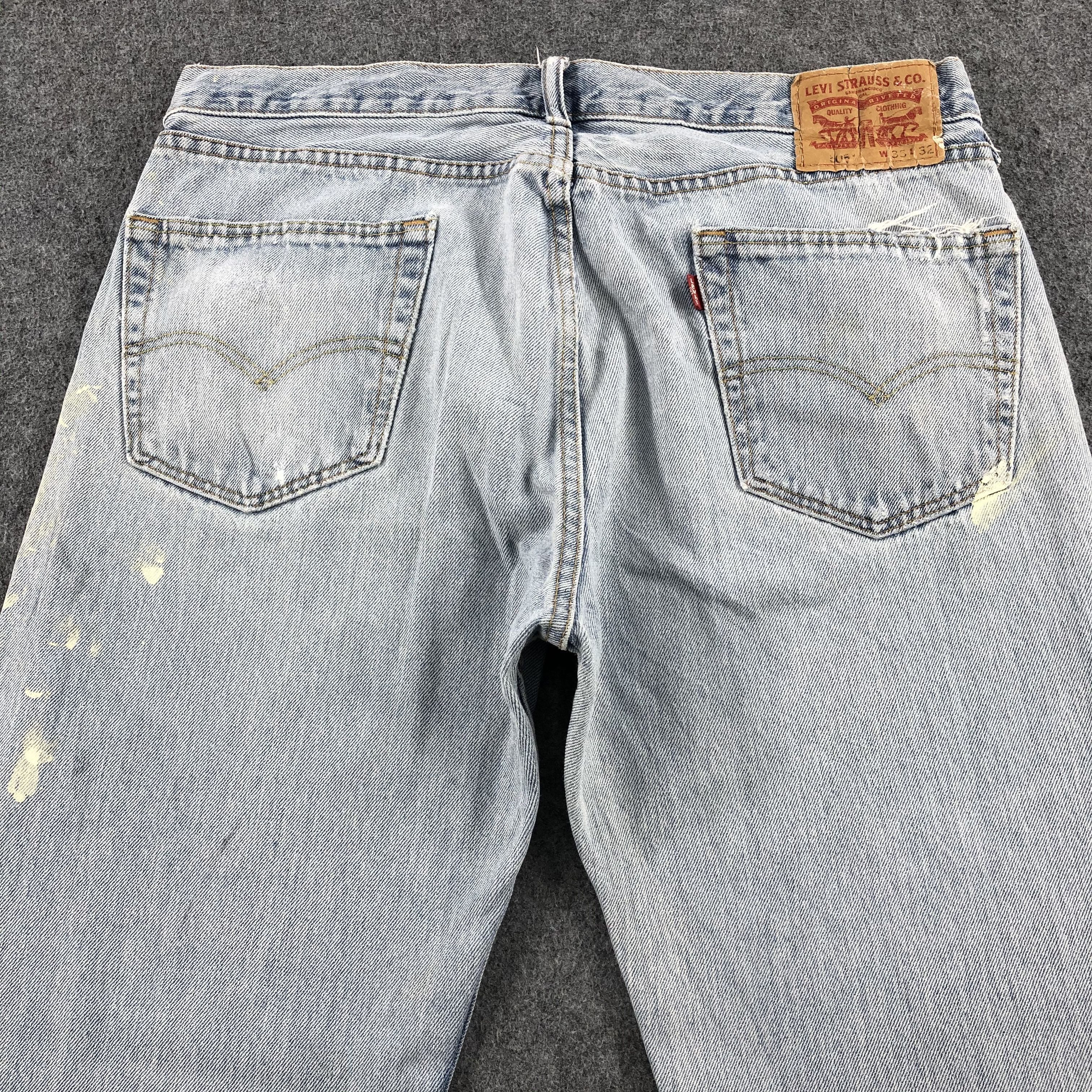 Vintage Light Wash Levis 505 Jeans-JM1752