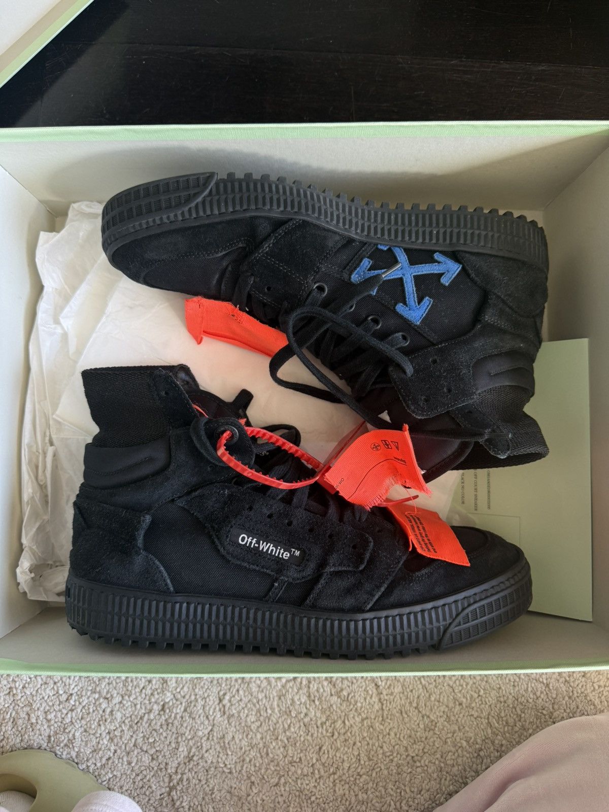 Off-White Off-White Off Court Sneaker Black Size US 7.5 / EU 40-41 - 2 Thumbnail