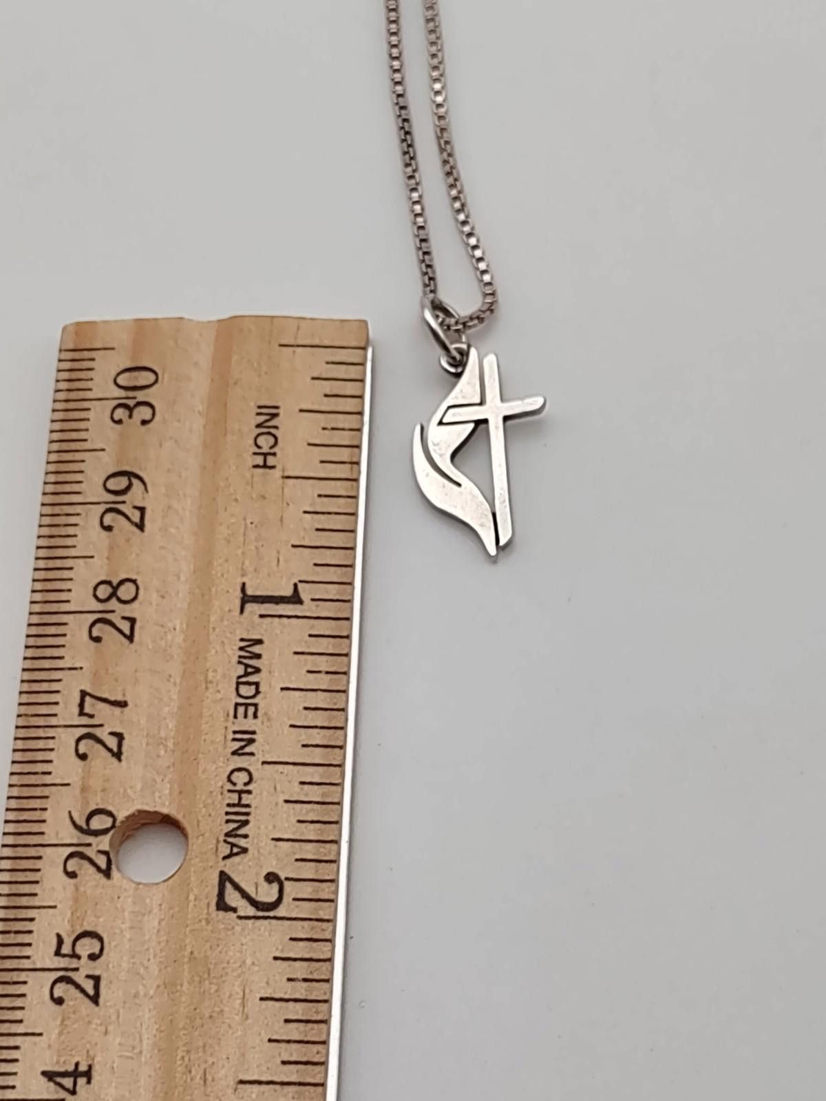 Other James Avery Retired Sterling Cross Pendant 30” Chain Size ONE SIZE - 4 Thumbnail