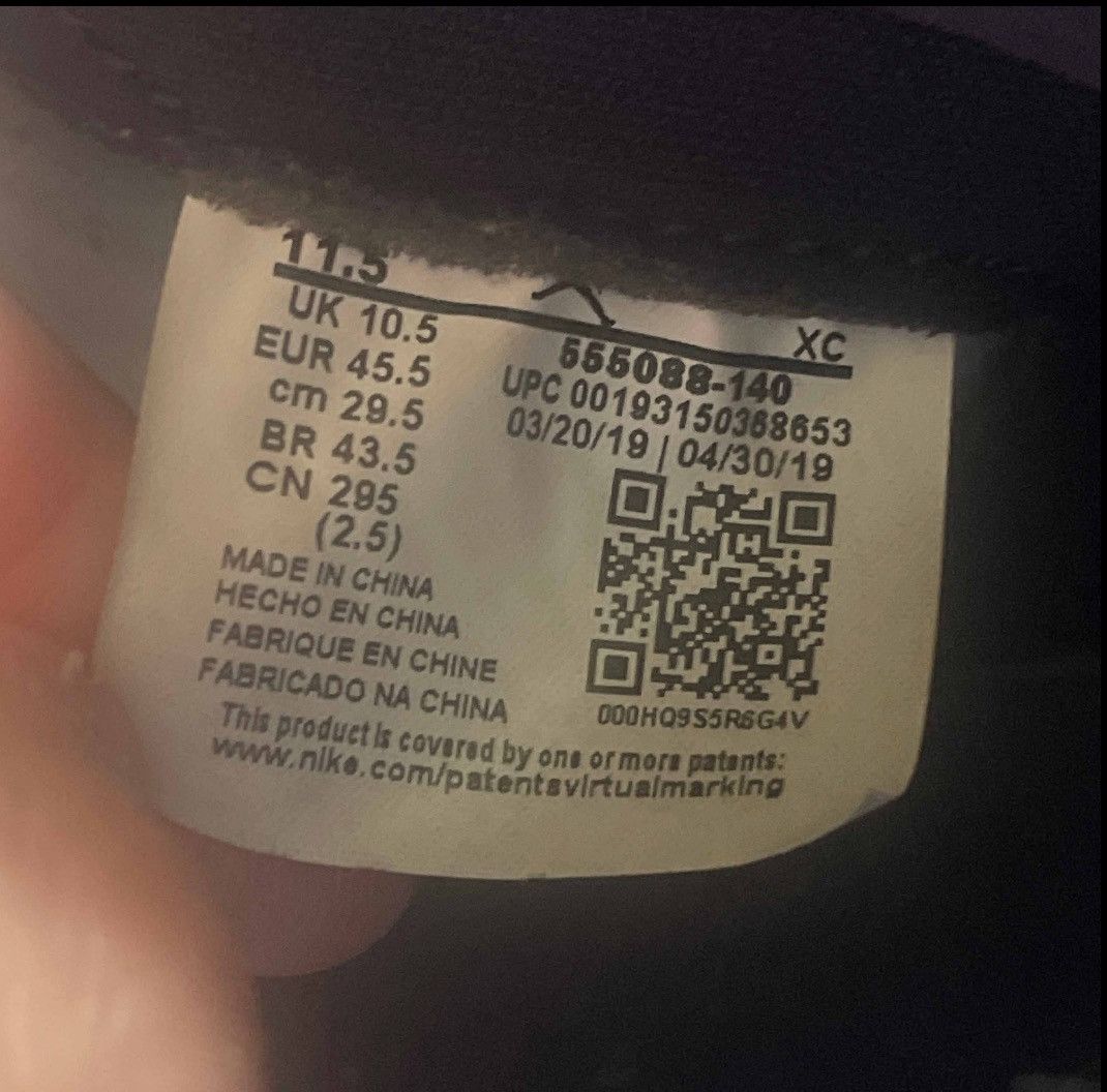 Jordan Brand Jordan 1 Obsidian Size US 11.5 / EU 44-45 - 6 Thumbnail