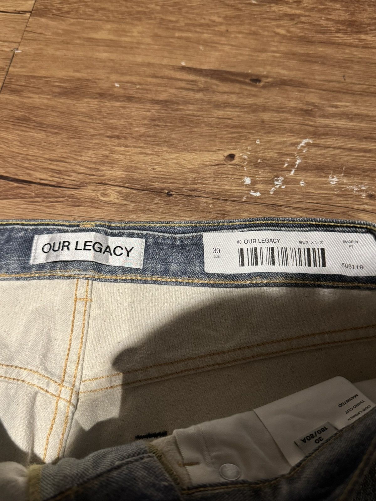 Our Legacy Our Legacy Third Cut digital denim Size US 32 / EU 48 - 4 Thumbnail