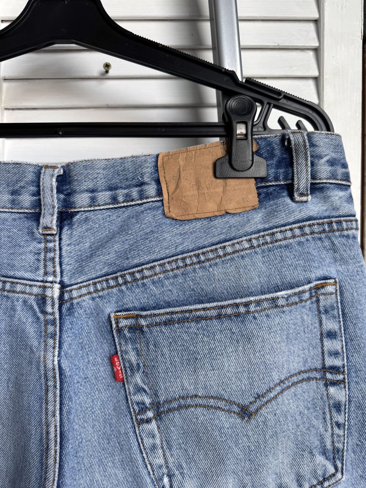 Levi's Vintage Levis 501 Light Wash Blue Denim Jeans Pants USA Size US 36 / EU 52 - 9 Thumbnail