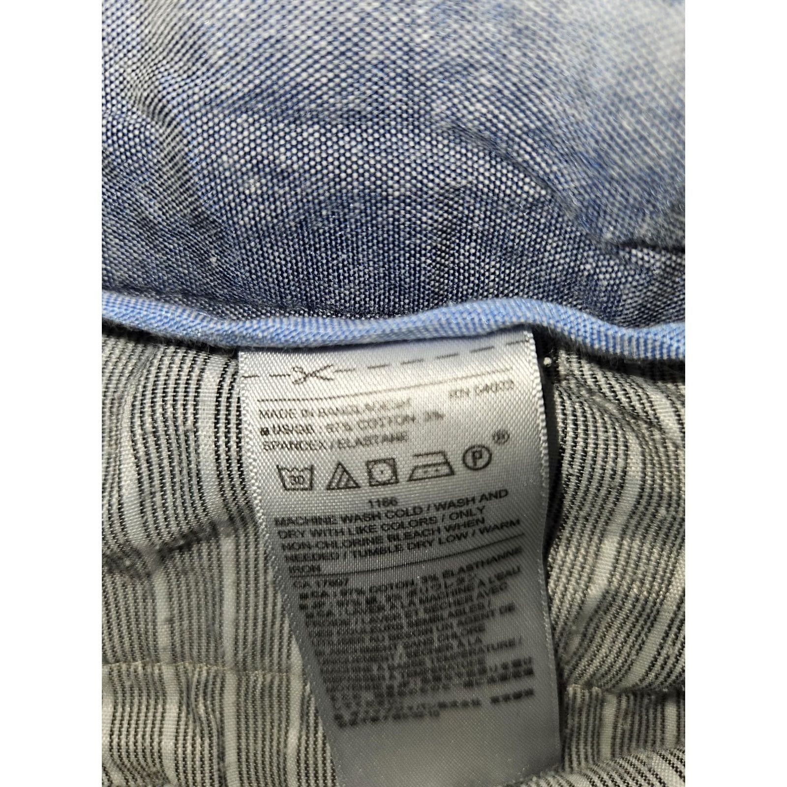 Banana Republic Banana Republic Fulton Skinny Chino Pants Mens 32x32 Beige Slim Stretch Cotton Spandex Business Casual Flat Front Zip Button Pockets Womens Size US 32 / EU 48 - 3 Thumbnail