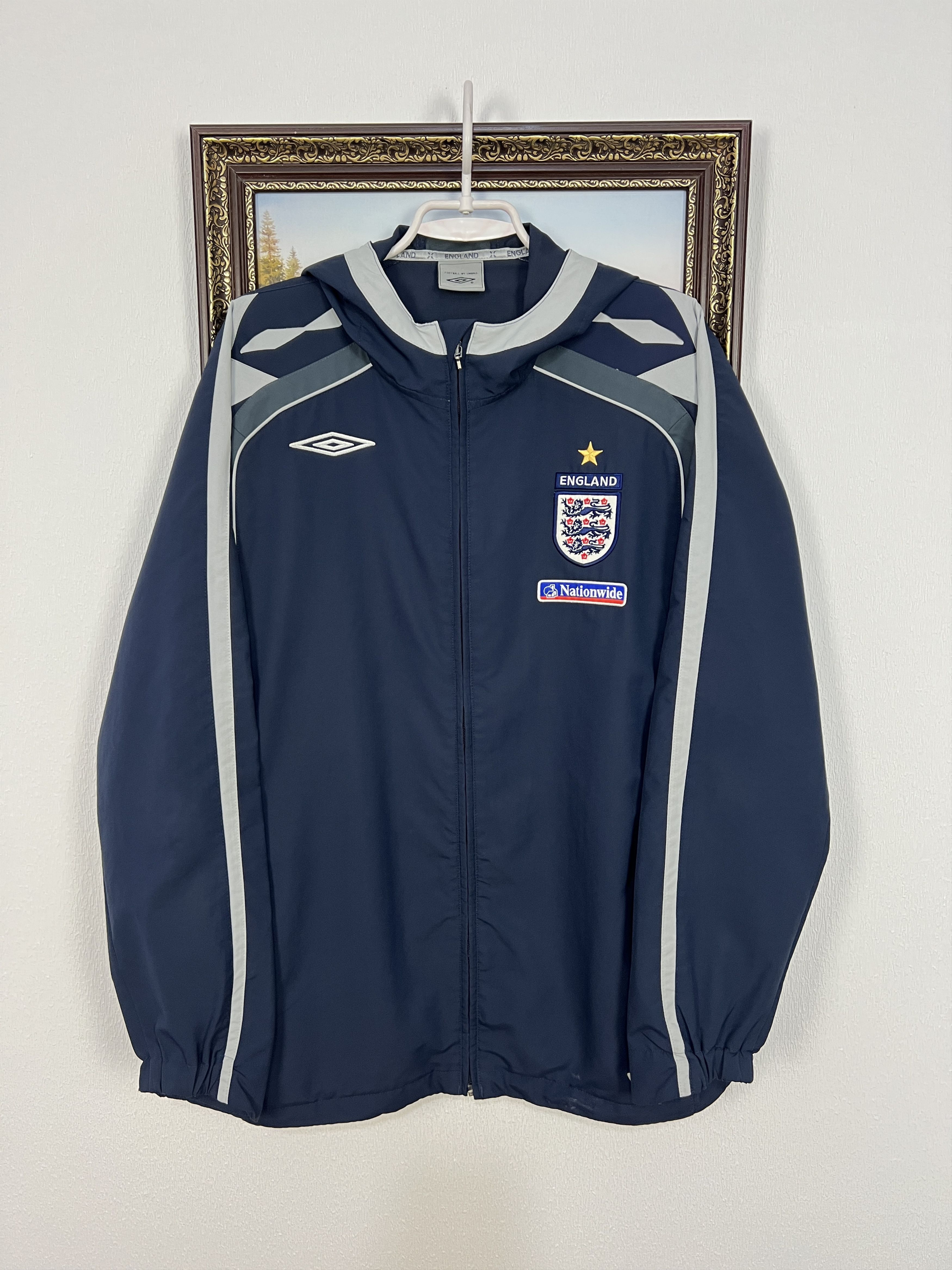 UMBRO nylon anorak jacket england イングランド Vintage England Green Flag Jacket 90's Umbro Football
