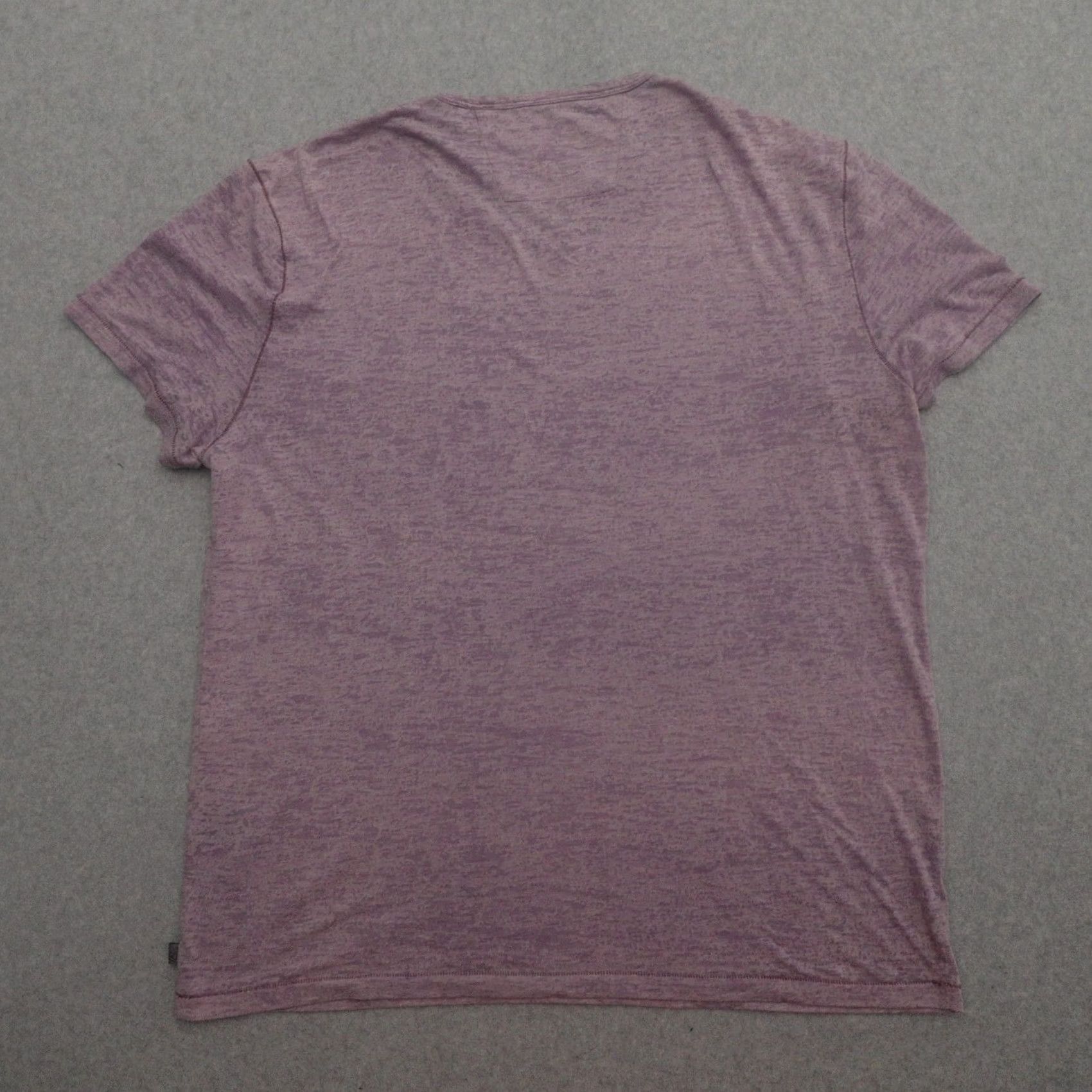 John Varvatos John Varvatos T-Shirt Mens XL Red V-Neck Short Sleeve Burnout 23X28 Size US XL / EU 56 / 4 - 2 Thumbnail