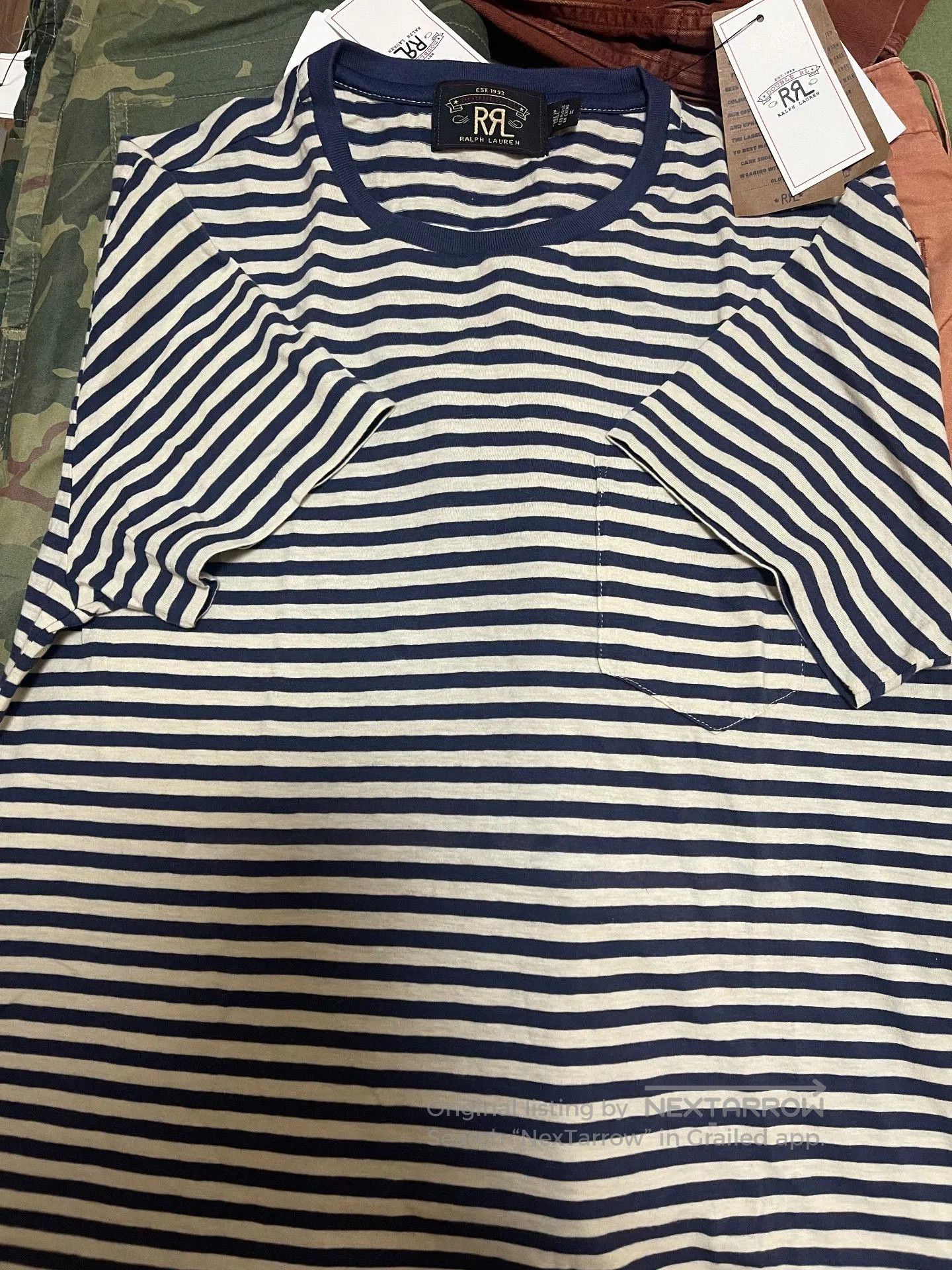 RRL Ralph Lauren RRL Double RL Striped Tee. Size US M / EU 48-50 / 2 - 4 Thumbnail