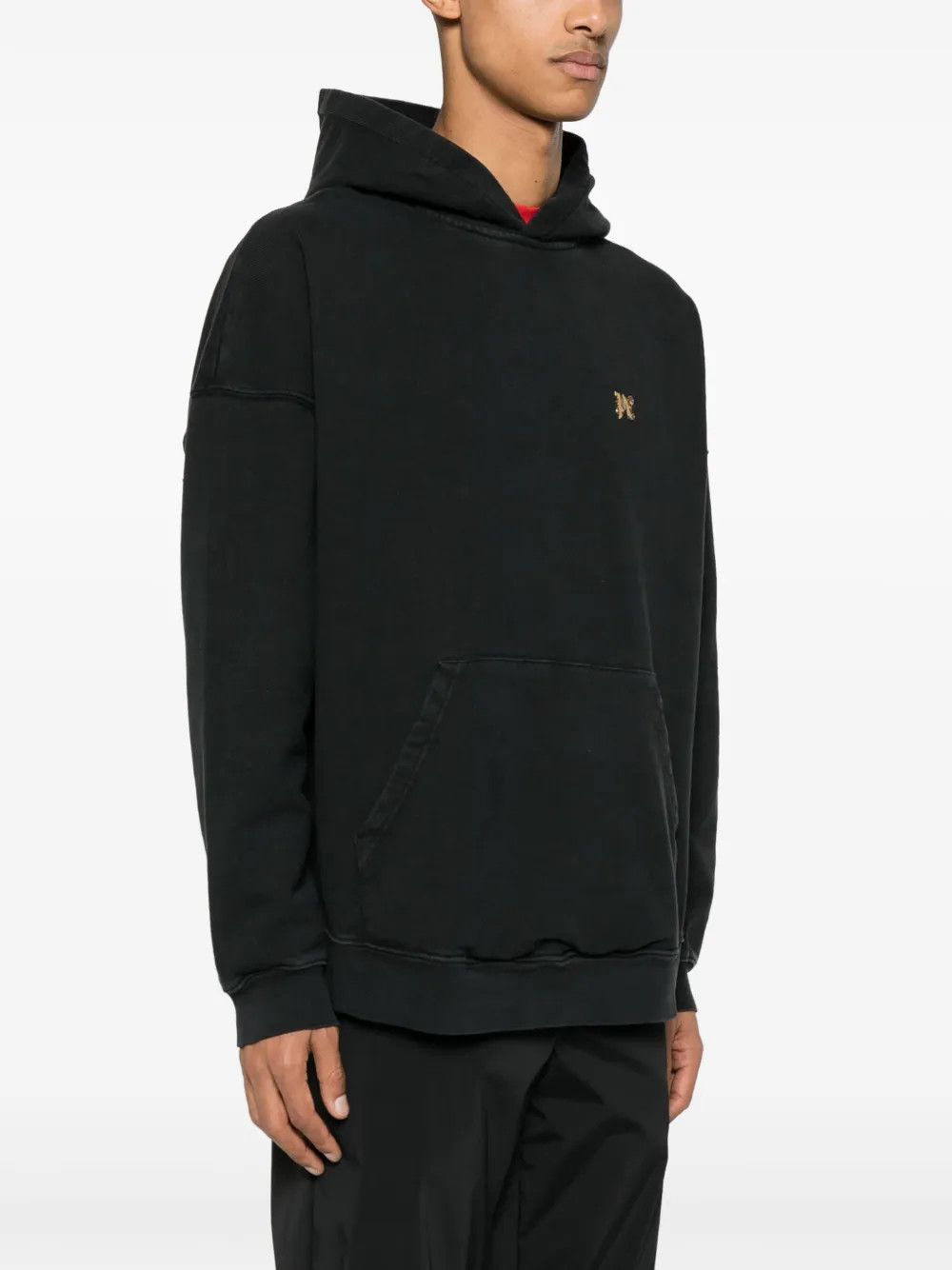 Palm Angels o1y0325 Logo Hoodie in Black Size US S / EU 44-46 / 1 - 4 Thumbnail
