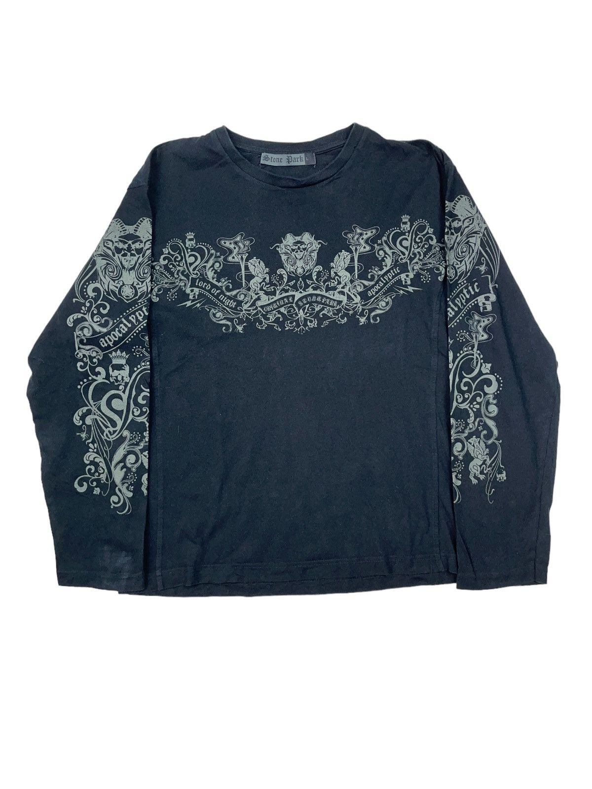 Band Tees y2k Gothic Apocalyptic Stone Park Long Sleeve Shirt Opium Size US M / EU 48-50 / 2 - 1 Thumbnail