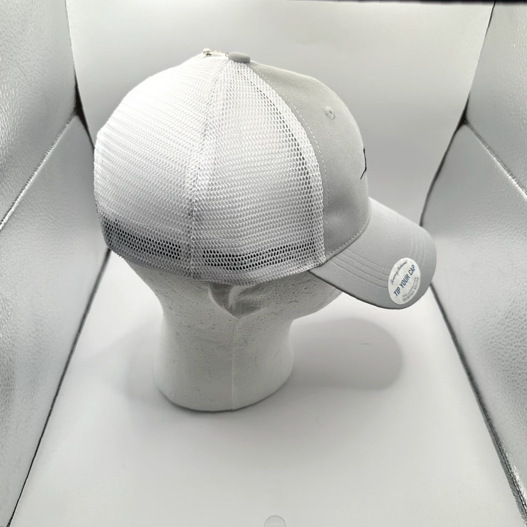 Tommy Bahama Tommy Bahama Snapback Hat White Gray Marlin Logo Beach Travel Party/Cocktail Mens One Size Adjustable Breathable Lightweight Summer Hat Size ONE SIZE - 2 Thumbnail