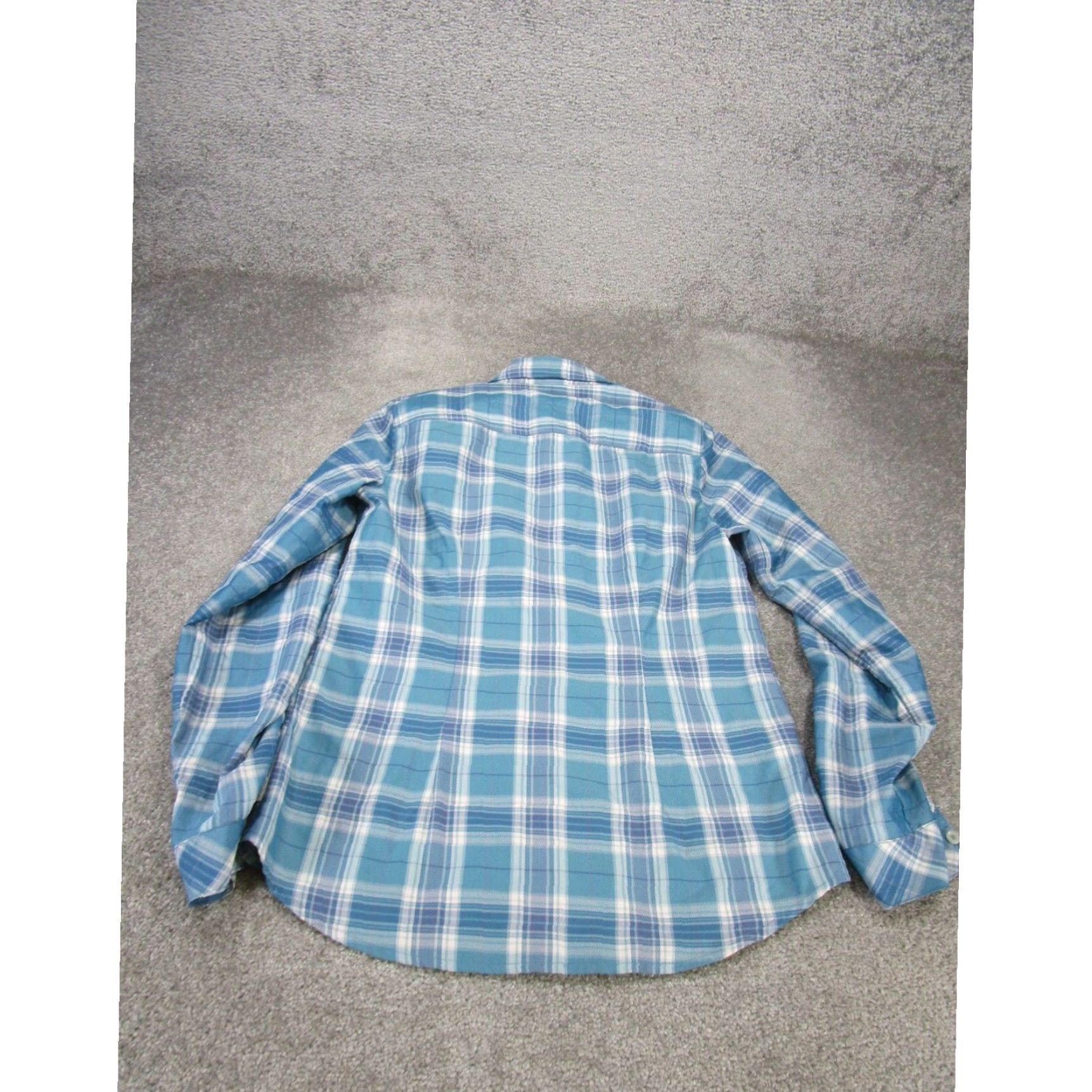 Eddie Bauer Eddie Bauer Womens Small Blue Plaid Shirt Button Up Hiking Lightweight Size S / US 4 / IT 40 - 3 Thumbnail