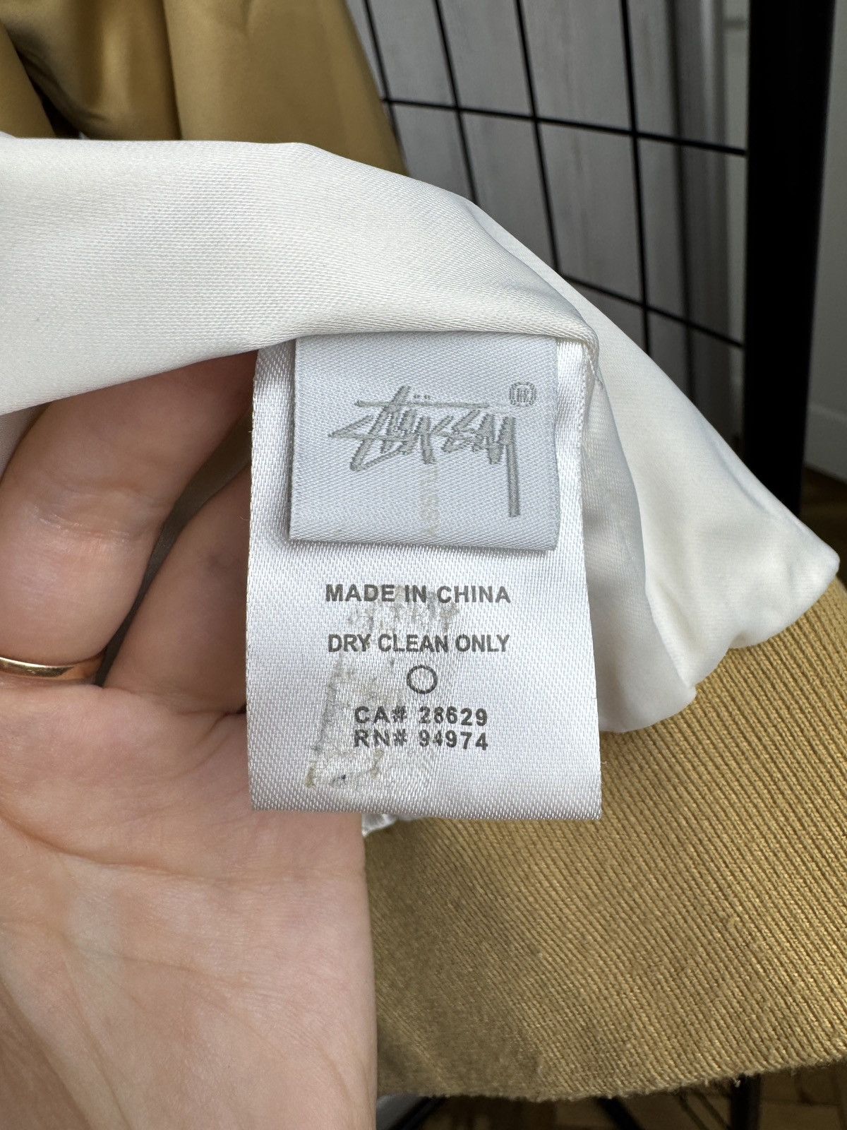 Stussy Stussy Gold Satin California Womens Bomber Jacket Floral Zip Size XS / US 0-2 / IT 36-38 - 17 Thumbnail