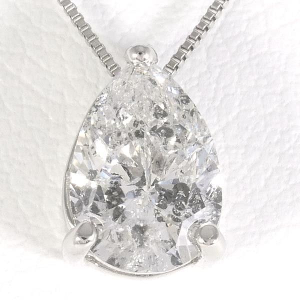 Other Other PT900 Platinum PT850 Diamond Necklace 42cm Metal Necklace in Great Condition Size ONE SIZE - 1 Thumbnail