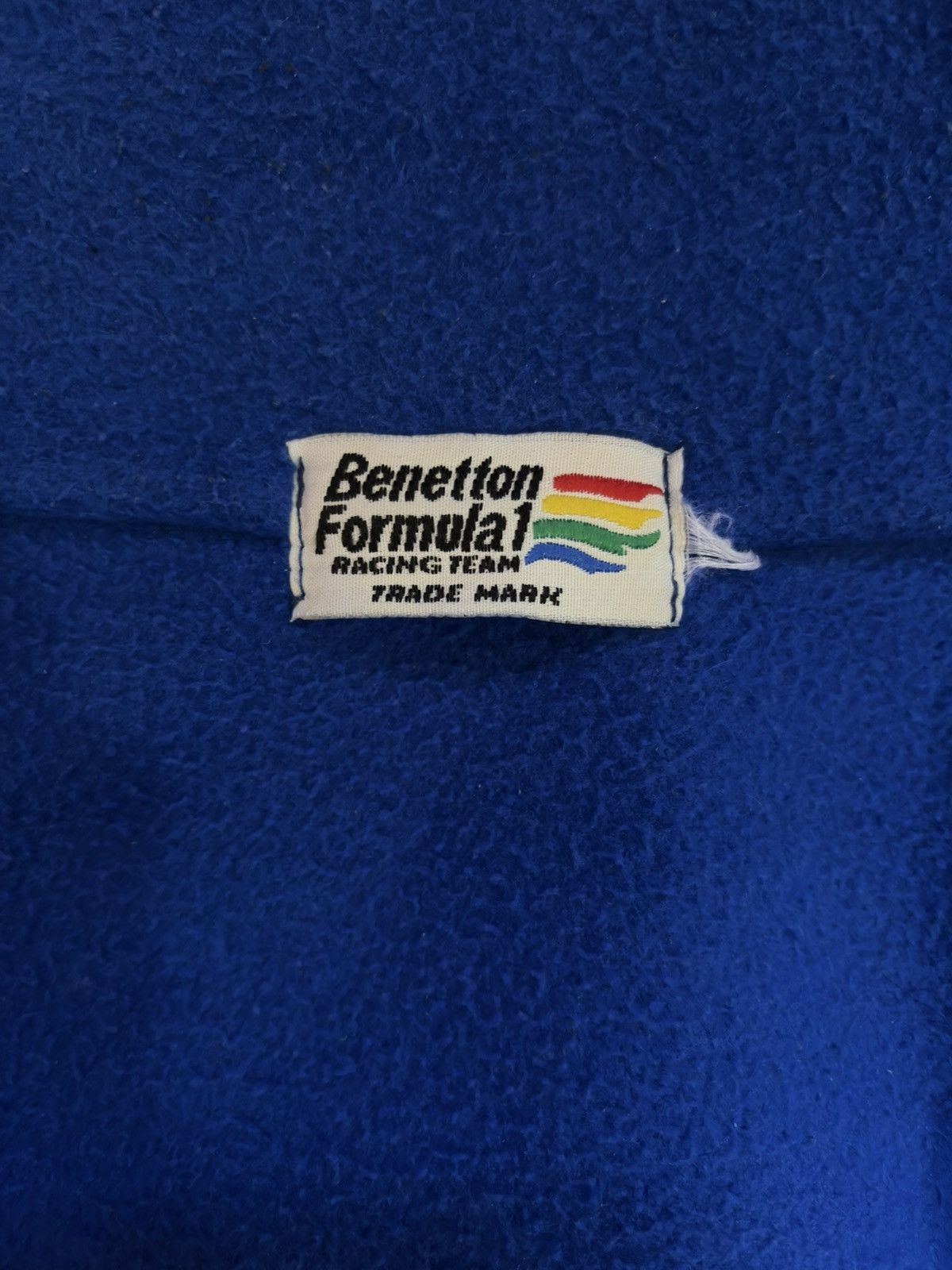 Benetton Vintage 90s Benetton Formula 1 Fleece Size US L / EU 52-54 / 3 - 2 Thumbnail