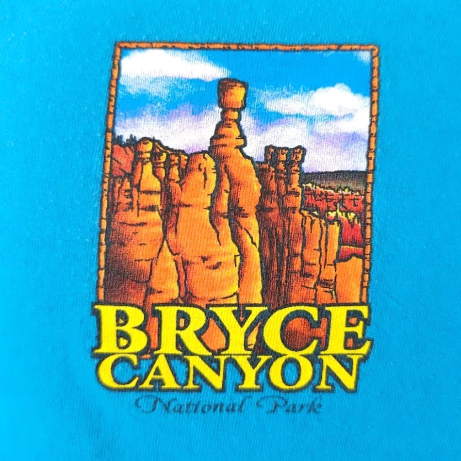 Delta Bryce Canyon National Park T Shirt Mens 2XL Blue Travel Destination Tee Size US XXL / EU 58 / 5 - 3 Thumbnail