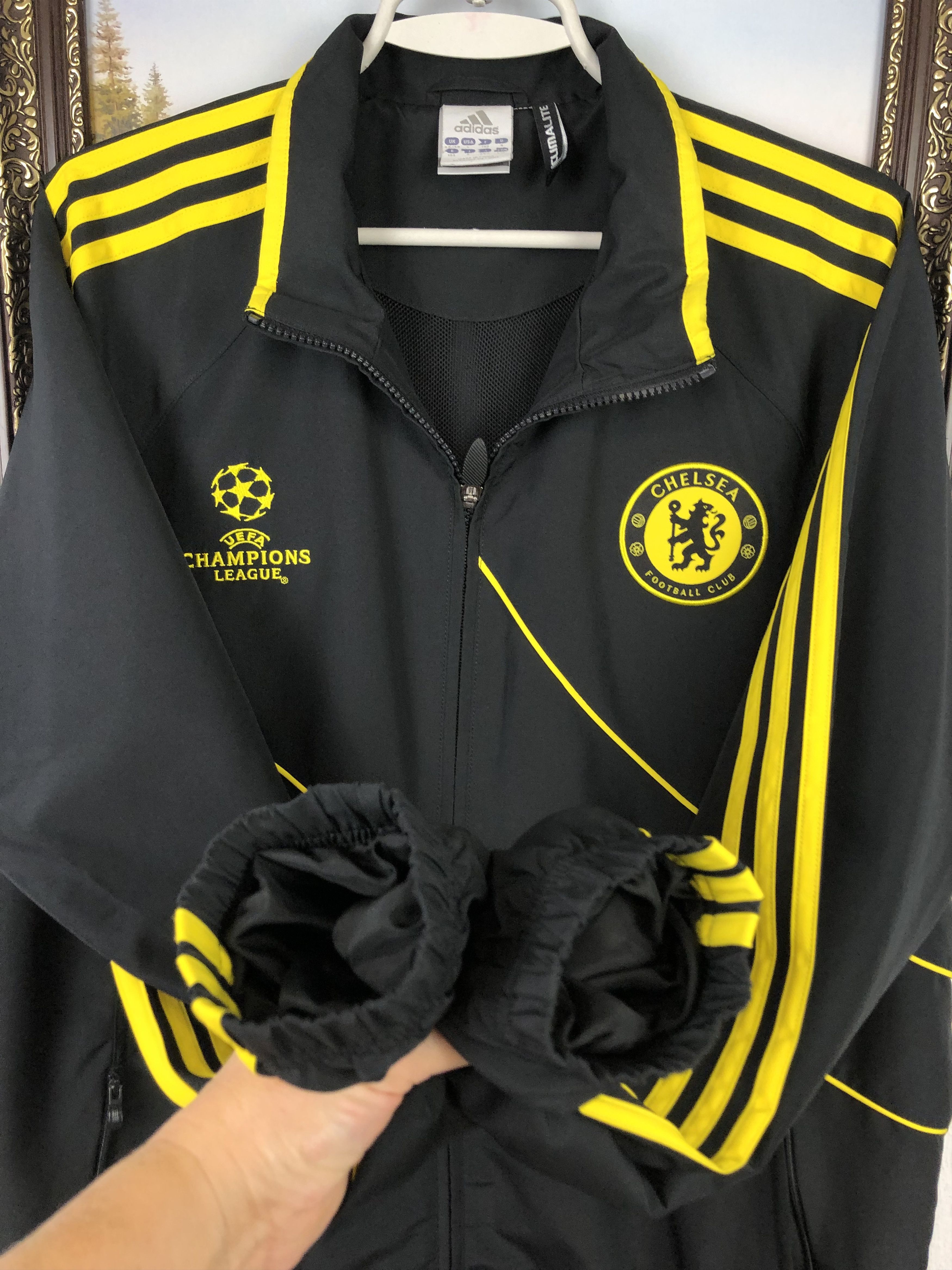 Adidas Vintage Adidas Chelsea Football Jacket Soccer Track Top Mens Size US L / EU 52-54 / 3 - 5 Thumbnail