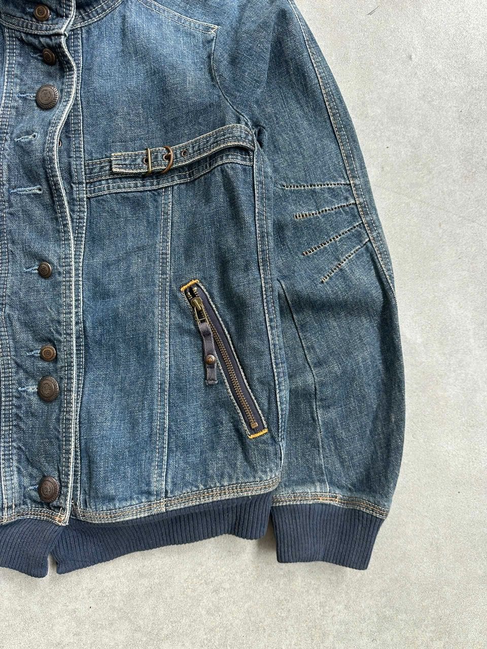 Designer × Marithe + Francois Girbaud 2000s Marithe Francois Girbaud Denim Jacket Size US M / EU 48-50 / 2 - 5 Thumbnail