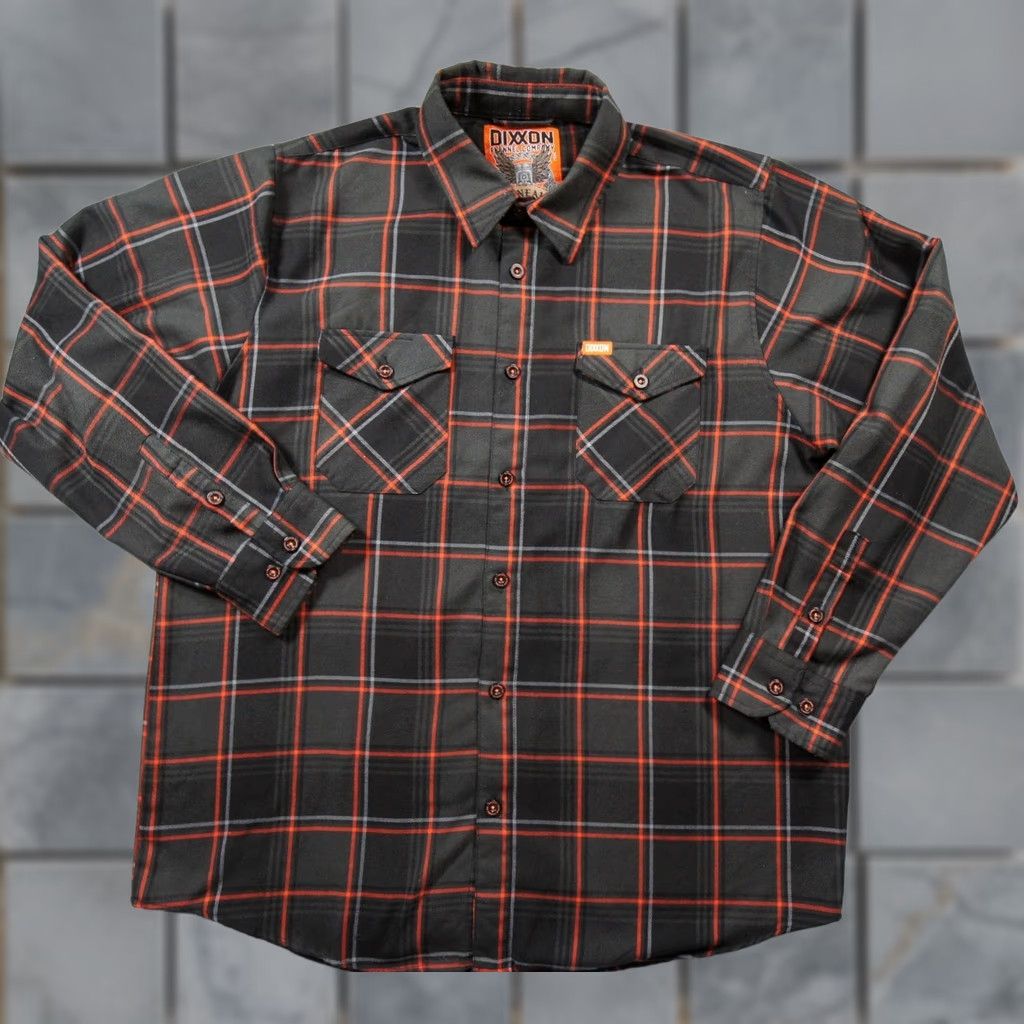 Vintage Dixxon Flannel Shirt Mens XL Button-Down Long Sleeve Plaid Check Juneah Size US XL / EU 56 / 4 - 1 Thumbnail