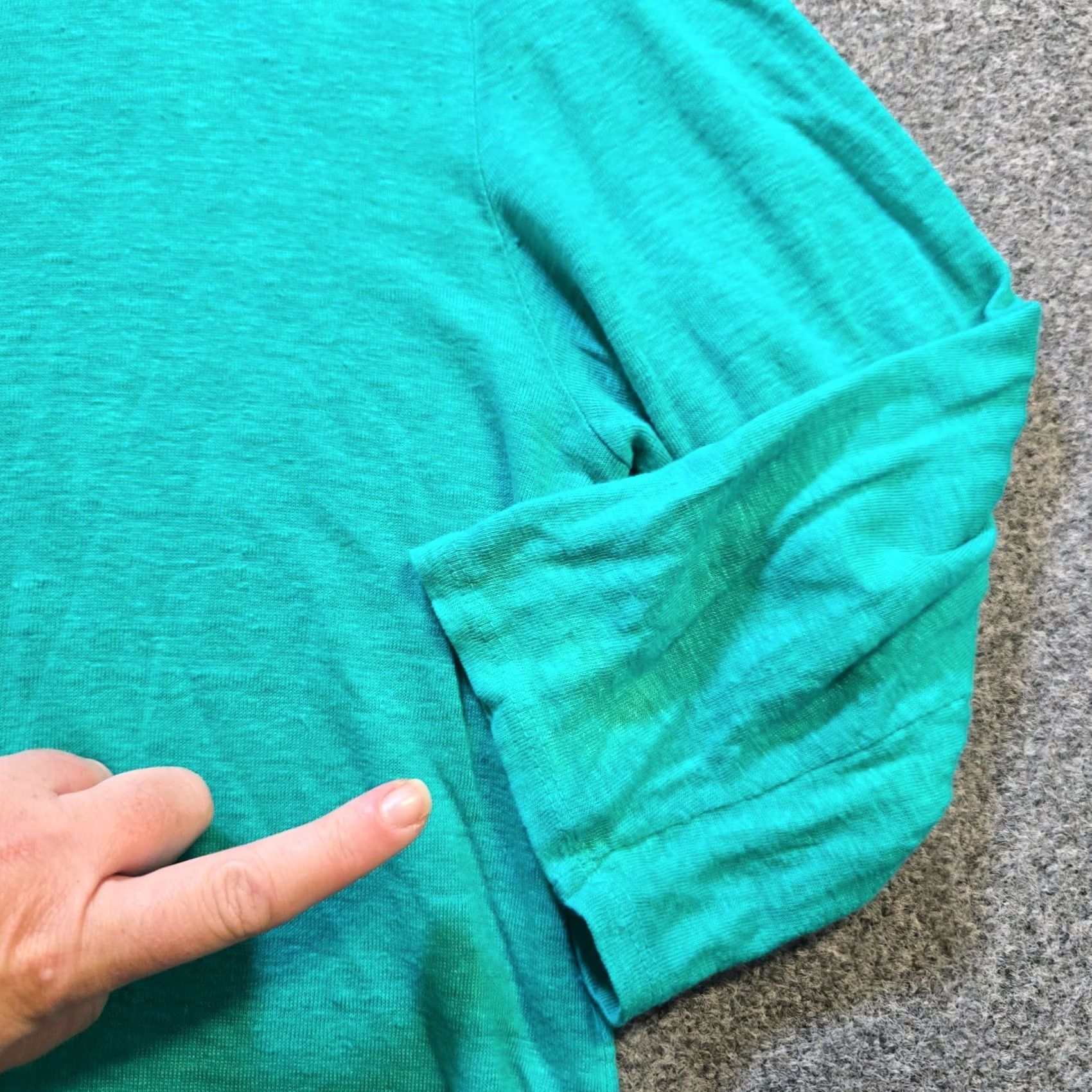 Habitat Habitat Top Womens Size Medium Green Linen Knit 3/4 Sleeve Casual Basic Minimal Shirt Womens Medium Green Linen Knit 3/4 Sleeve Casual Basic Minimal Size M / US 6-8 / IT 42-44 - 6 Thumbnail