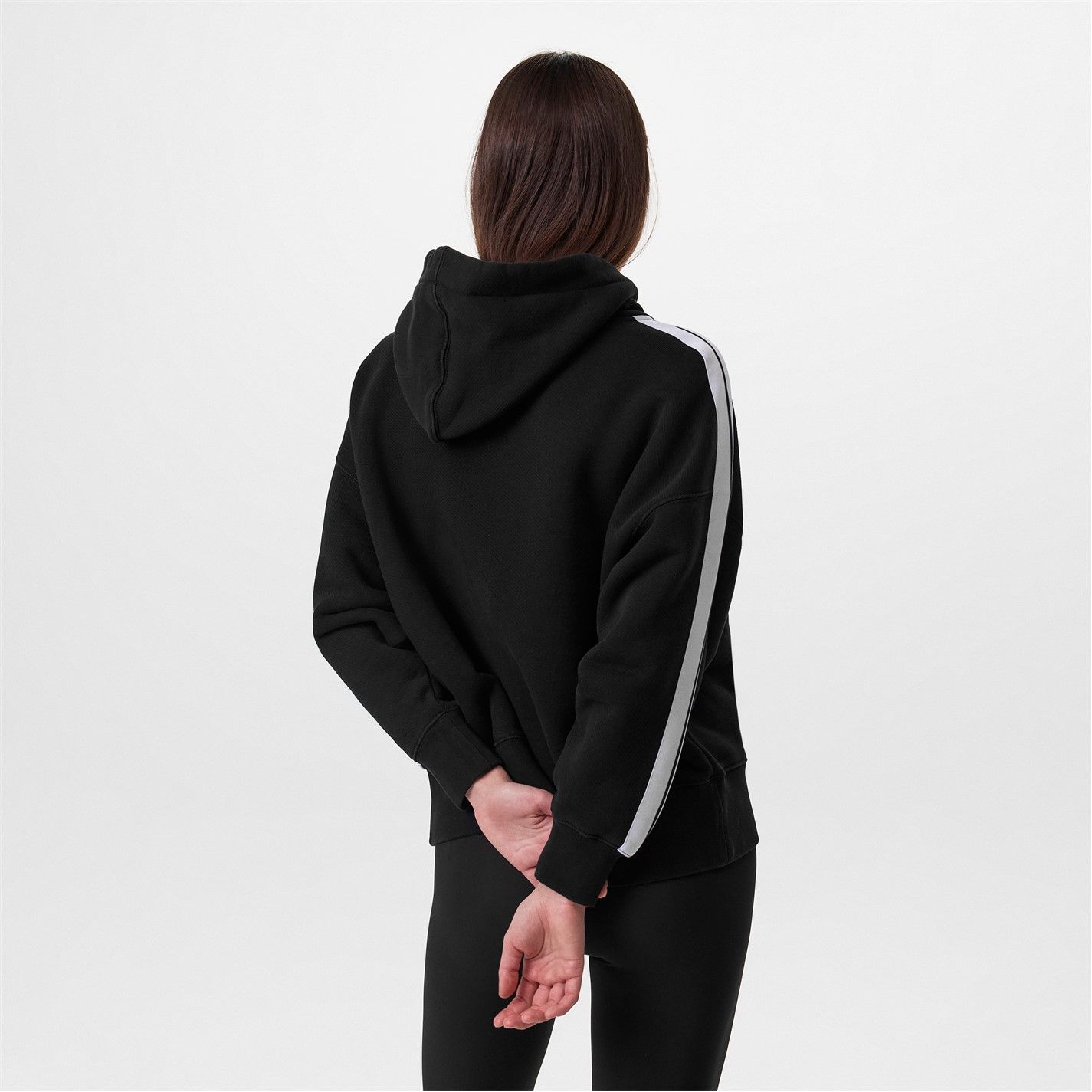 Palm Angels o1g2r1mq0325 Track Hoodie in Black & White Size XS / US 0-2 / IT 36-38 - 3 Thumbnail