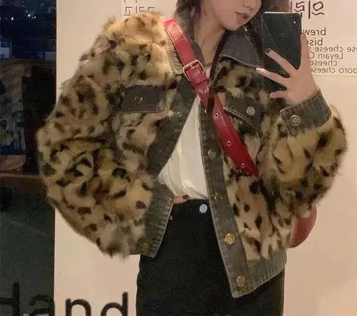 Japanese Brand Retro patchwork leopard print turf design jacket Size M / US 6-8 / IT 42-44 - 2 Thumbnail