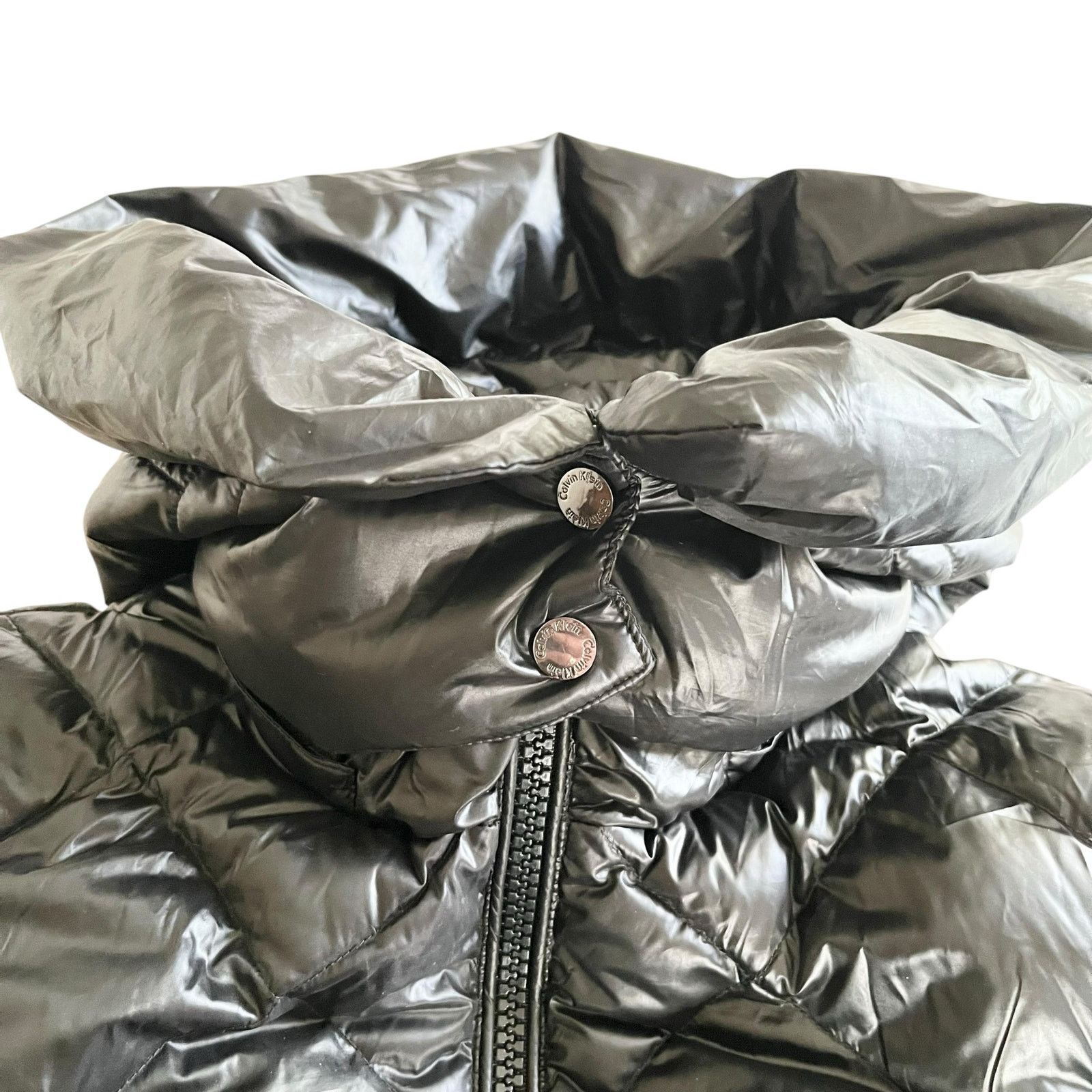 Calvin Klein Calvin Klein Black Diamond-Quilting Down Puffer Jacket Size S / US 4 / IT 40 - 10 Thumbnail