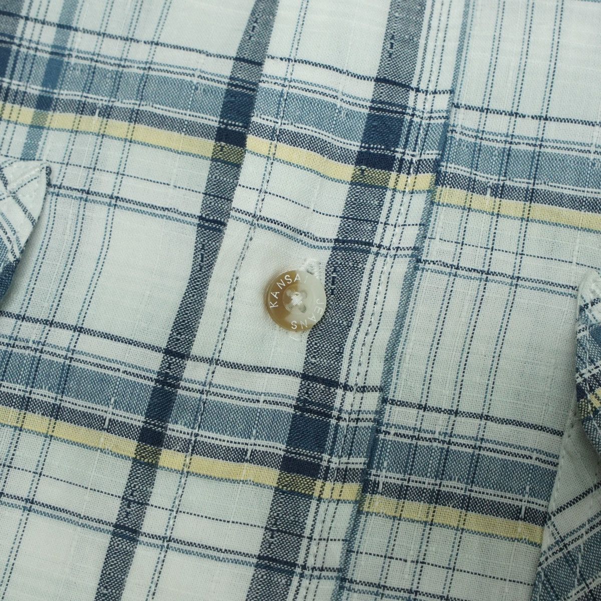Kansai Yamamoto *NoTariff Kansai Yamamoto Plaid Pocket Shirt Size US M / EU 48-50 / 2 - 6 Thumbnail