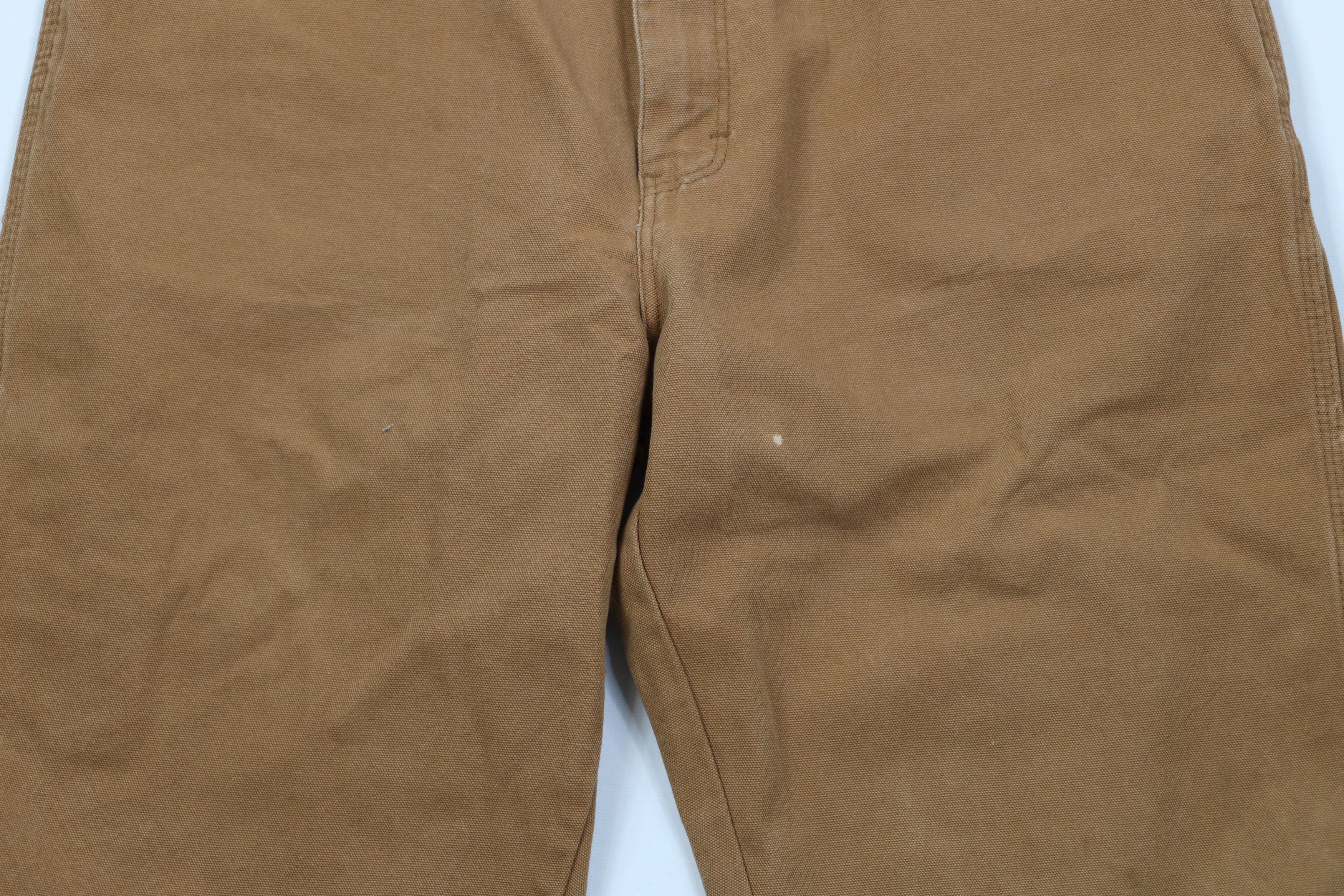 Dickies Vintage Y2K Dickies Wide Leg Canvas Dungaree Pants Brown Size US 38 / EU 54 - 3 Thumbnail
