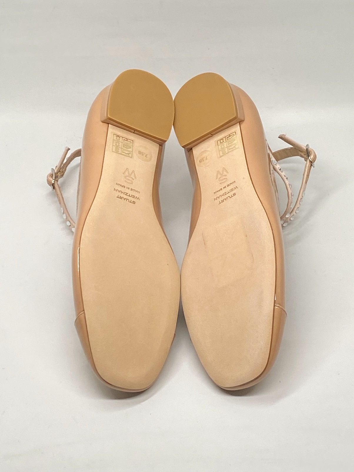 Stuart Weitzman Stuart Weitzman Crystal Leather Ankle-Wrap Flats size 7.5 Size US 7.5 / IT 37.5 - 12 Thumbnail
